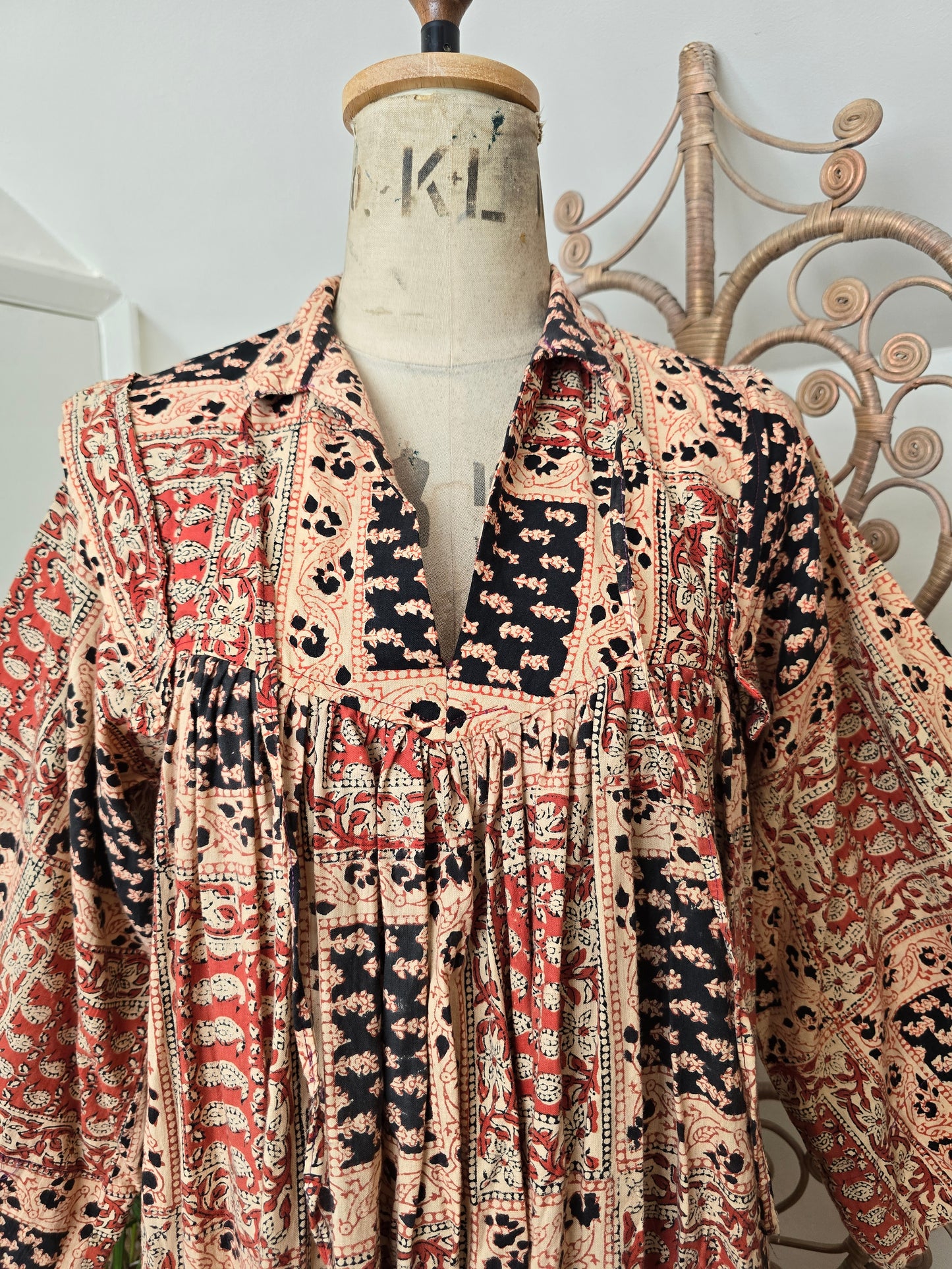 Vintage indian 70s dress
