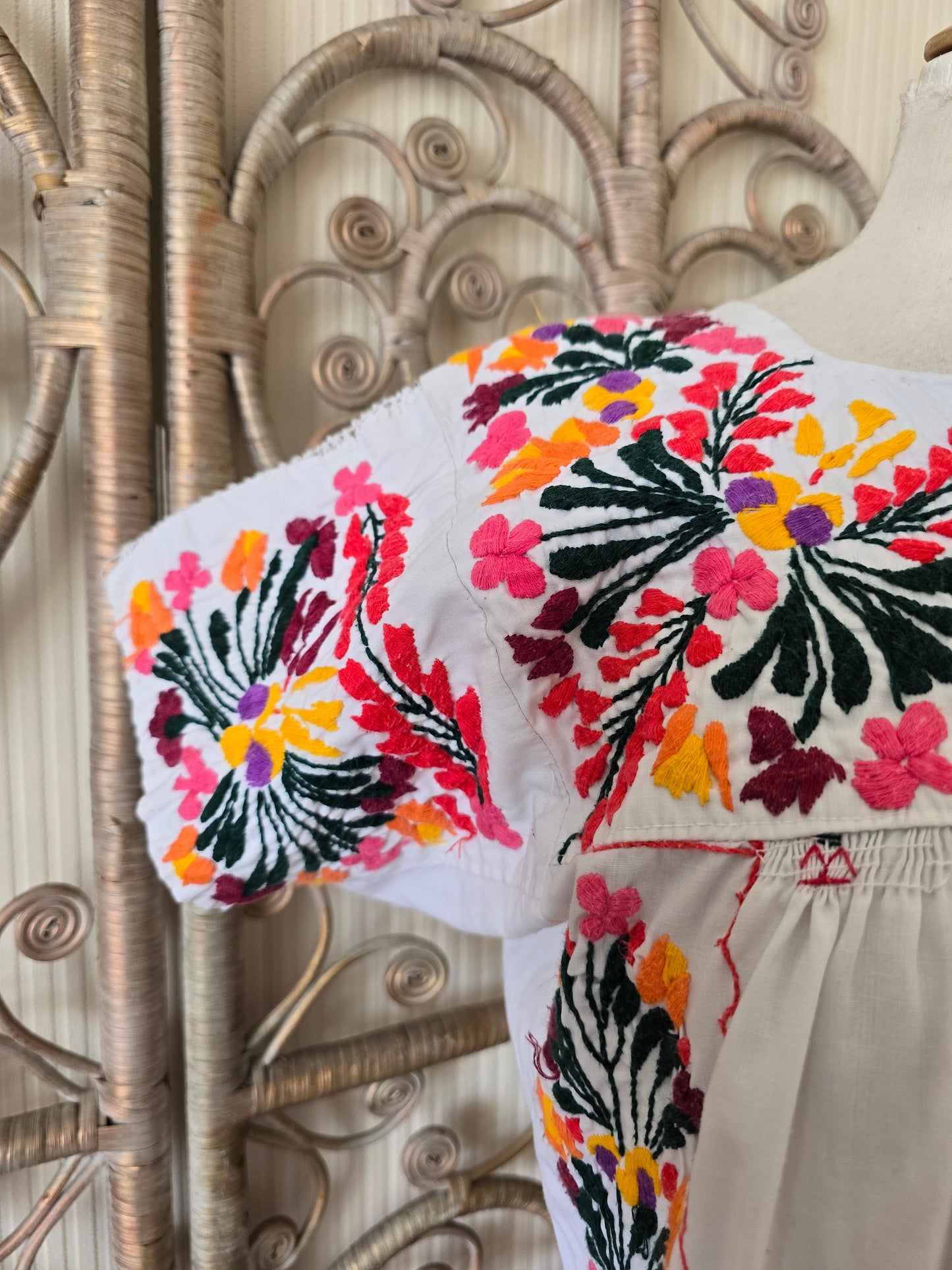 Vintage mexican maxi dress