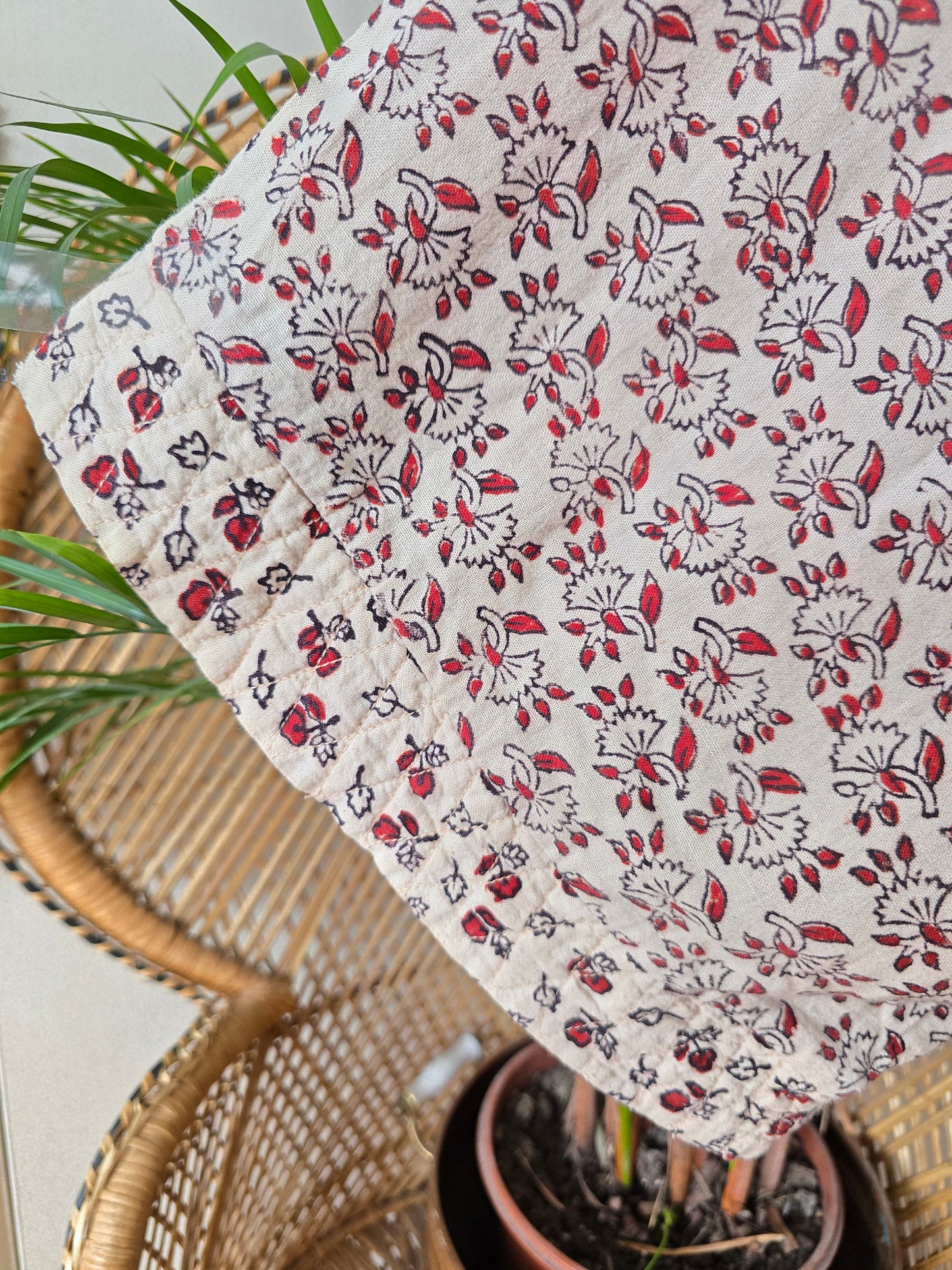 Vintage Anmol indian print 70s maxi dress