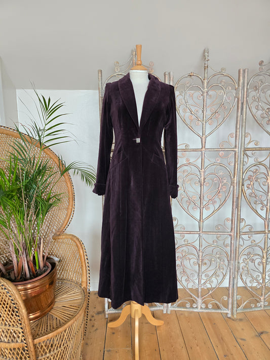 Vintage Biba velvet coat