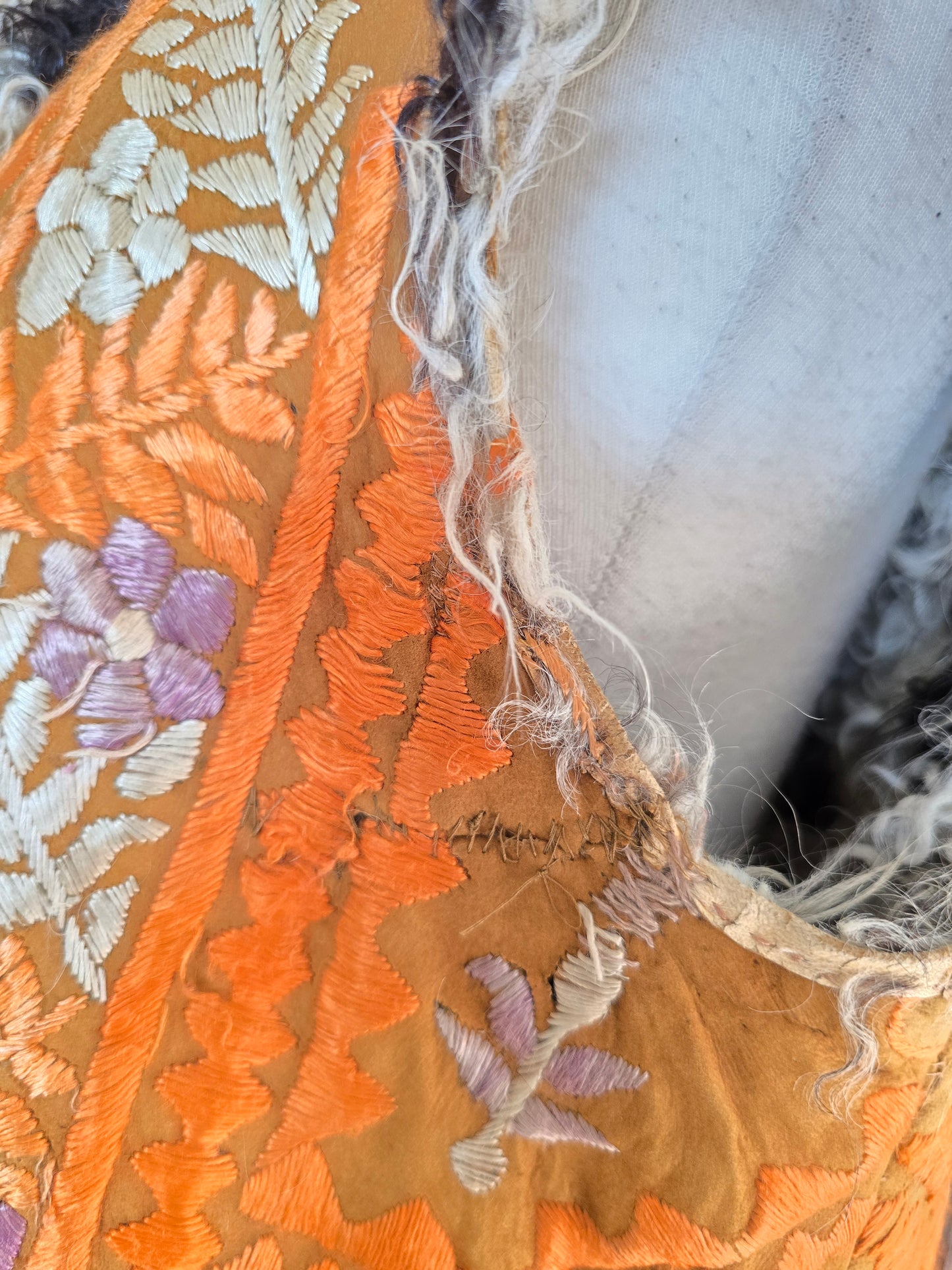 Vintage embroidered afghan waistcoat