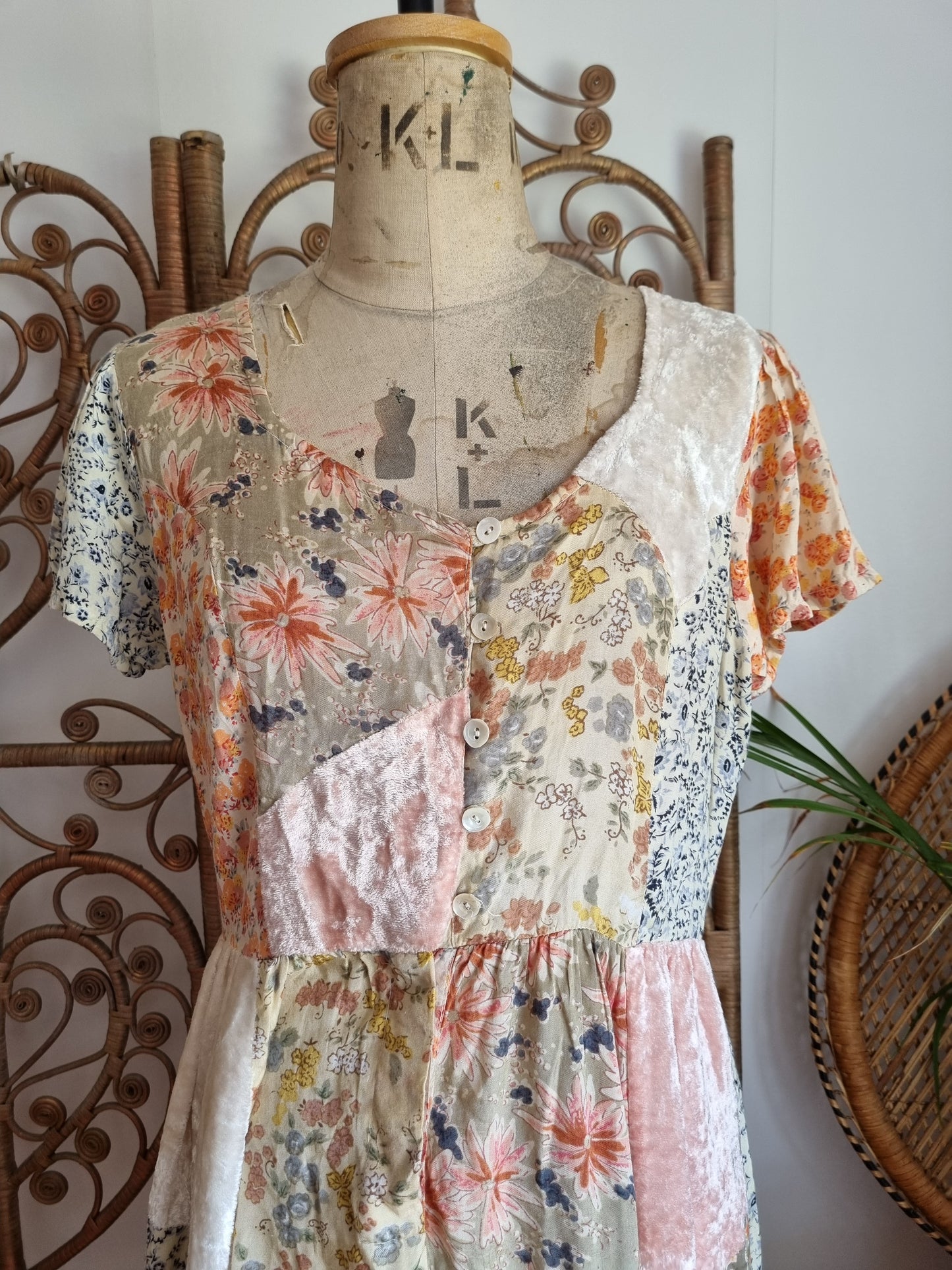 Vintage Phool patchwork dress