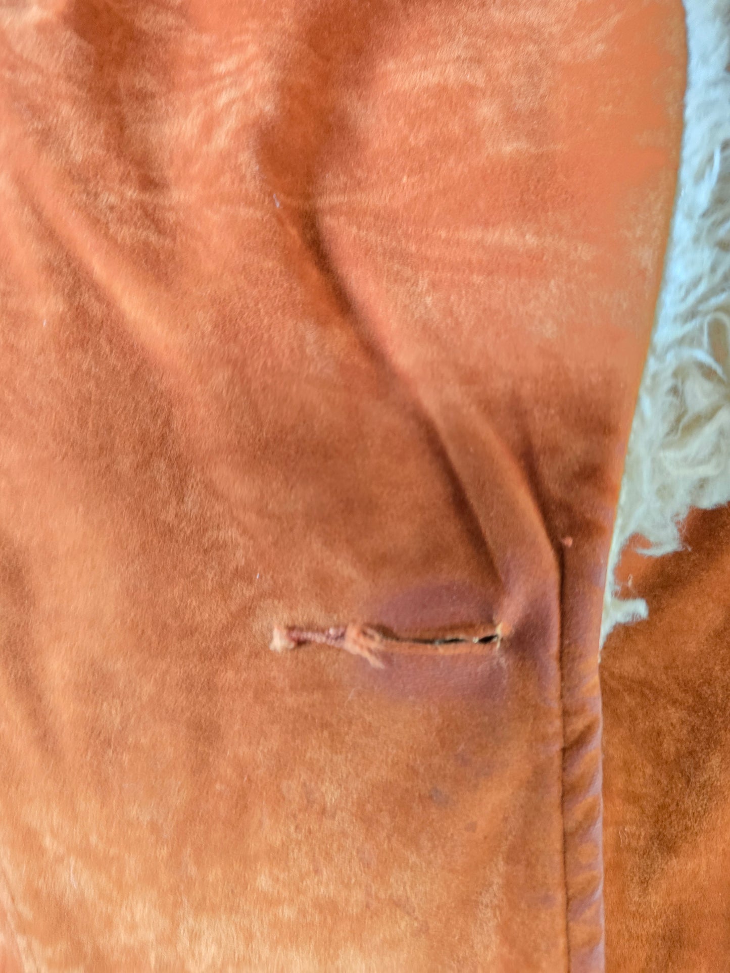 Vintage faux fur/suede velvet coat