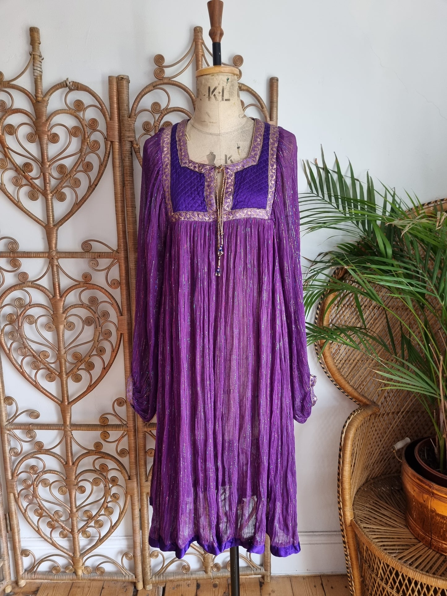 Vintage lurex dress