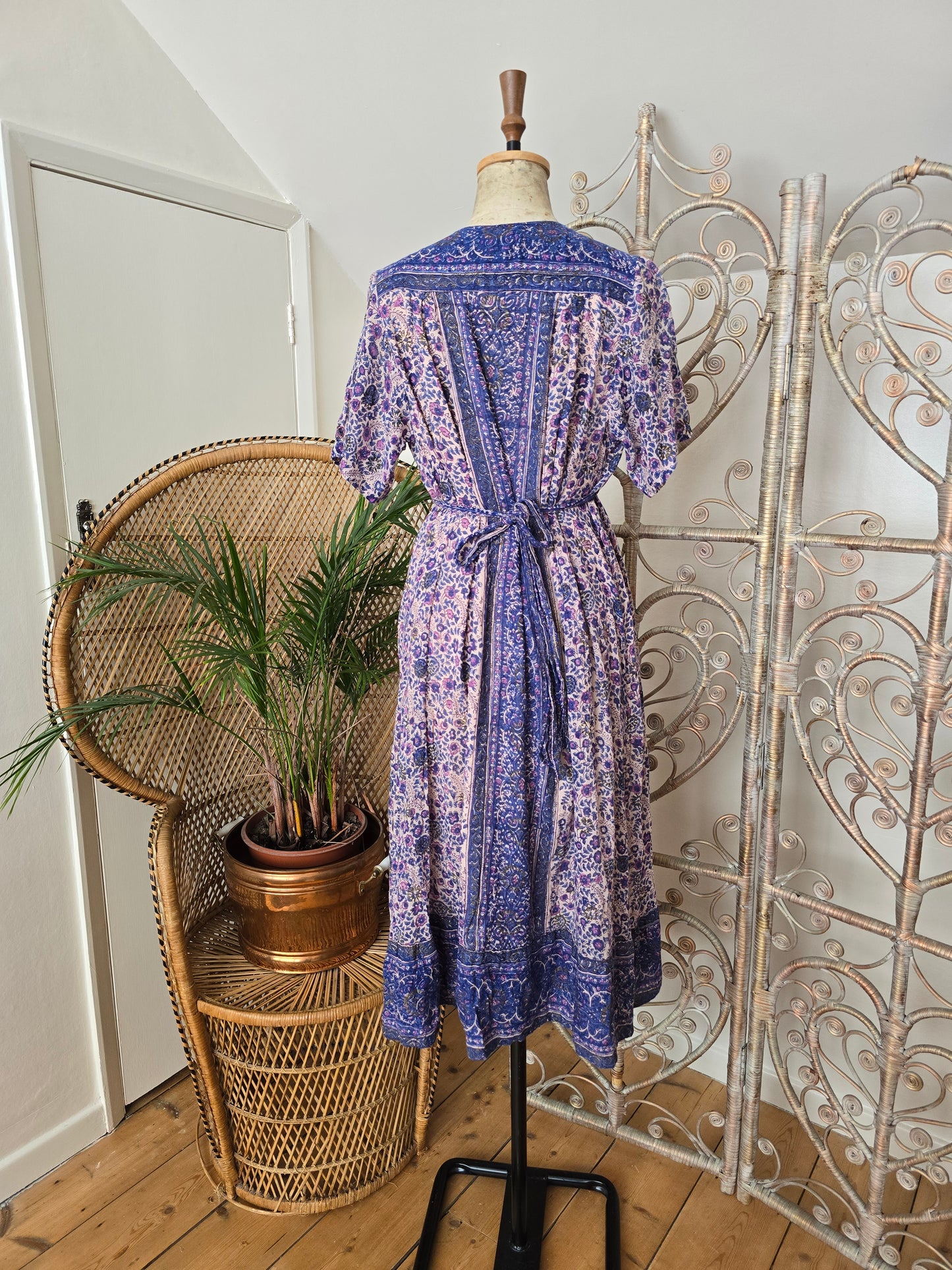 Vintage Interlinks of London Indian cotton dress