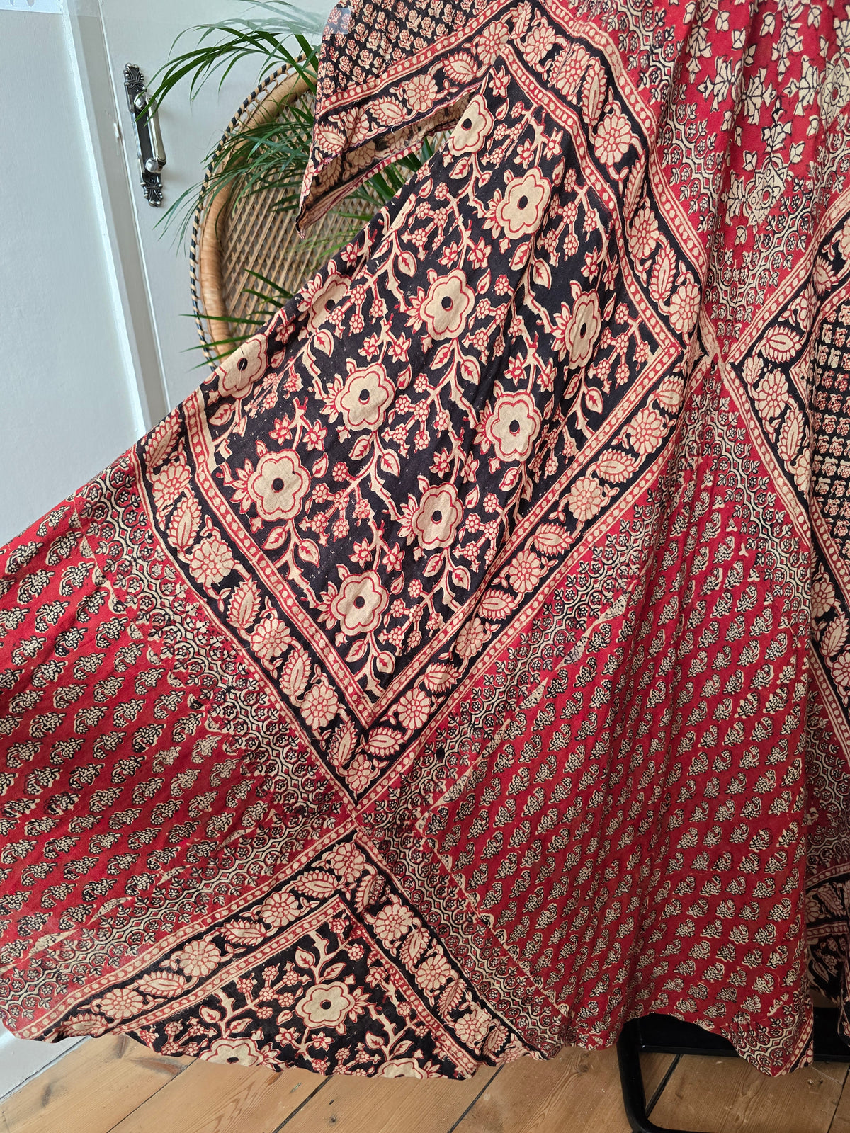 Vintage India Imports of Rhode Island 70s maxi dress