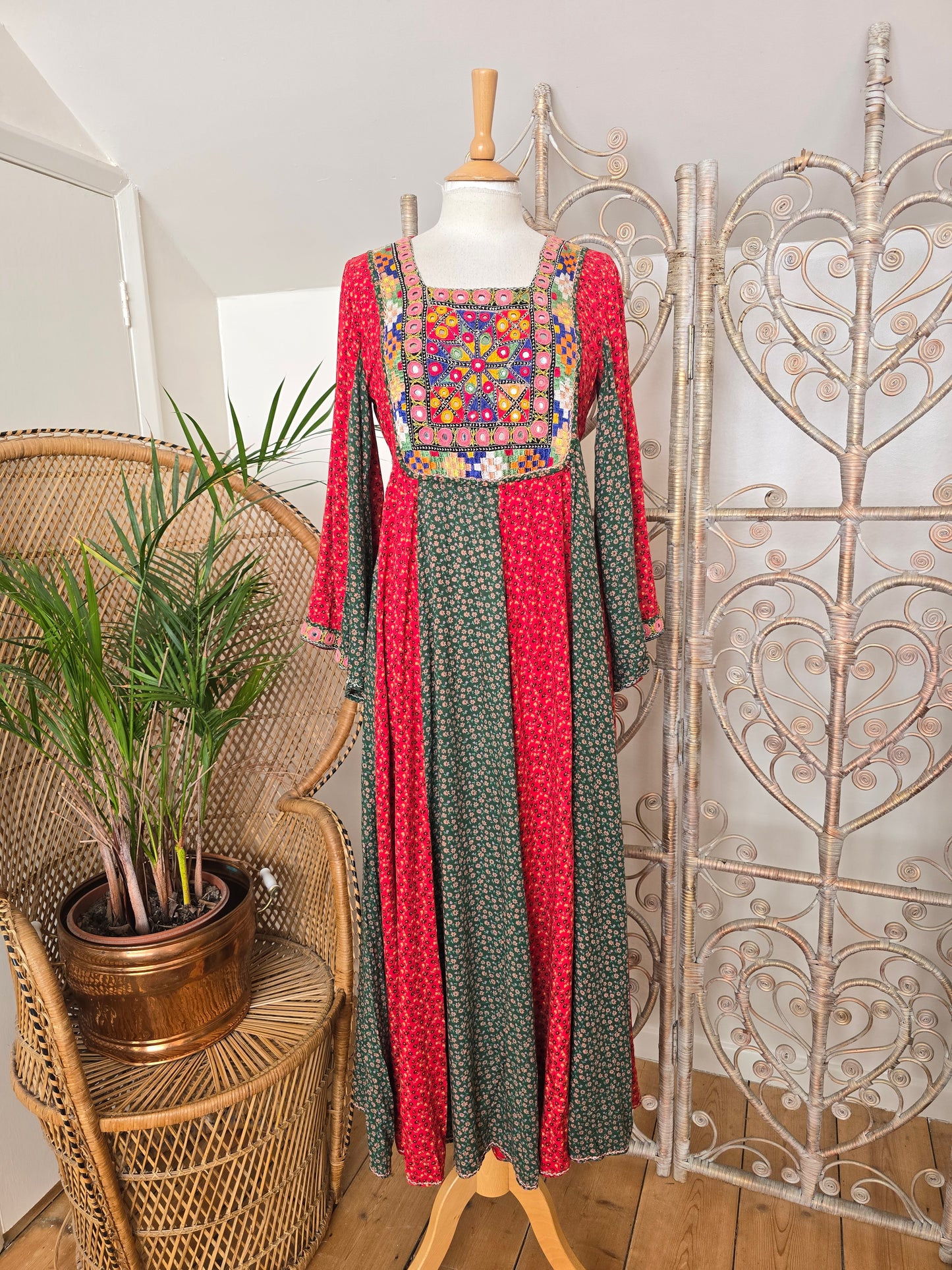 Vintage embroidered dress