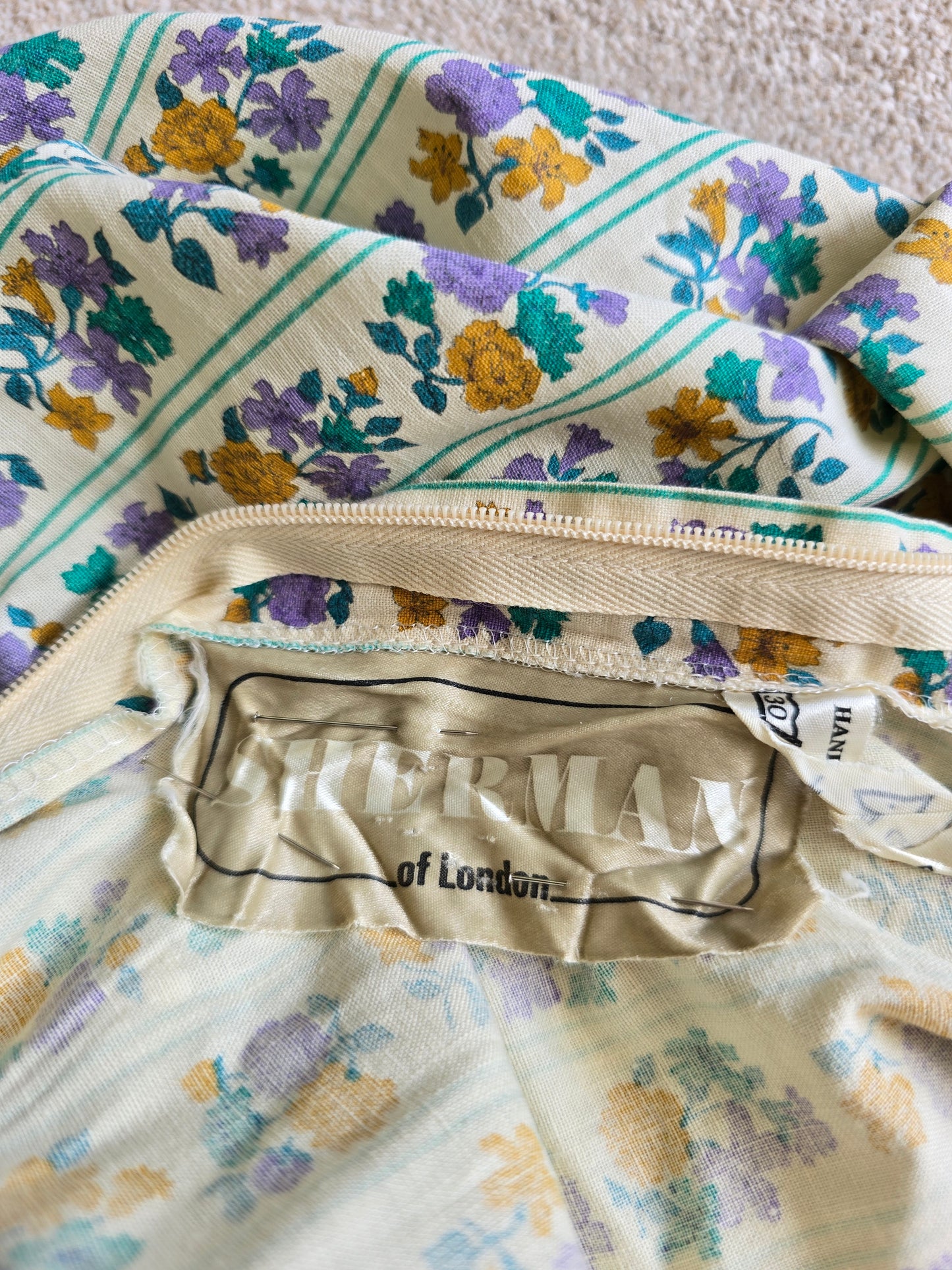 Vintage 70s Samuel Sherman maxi dress