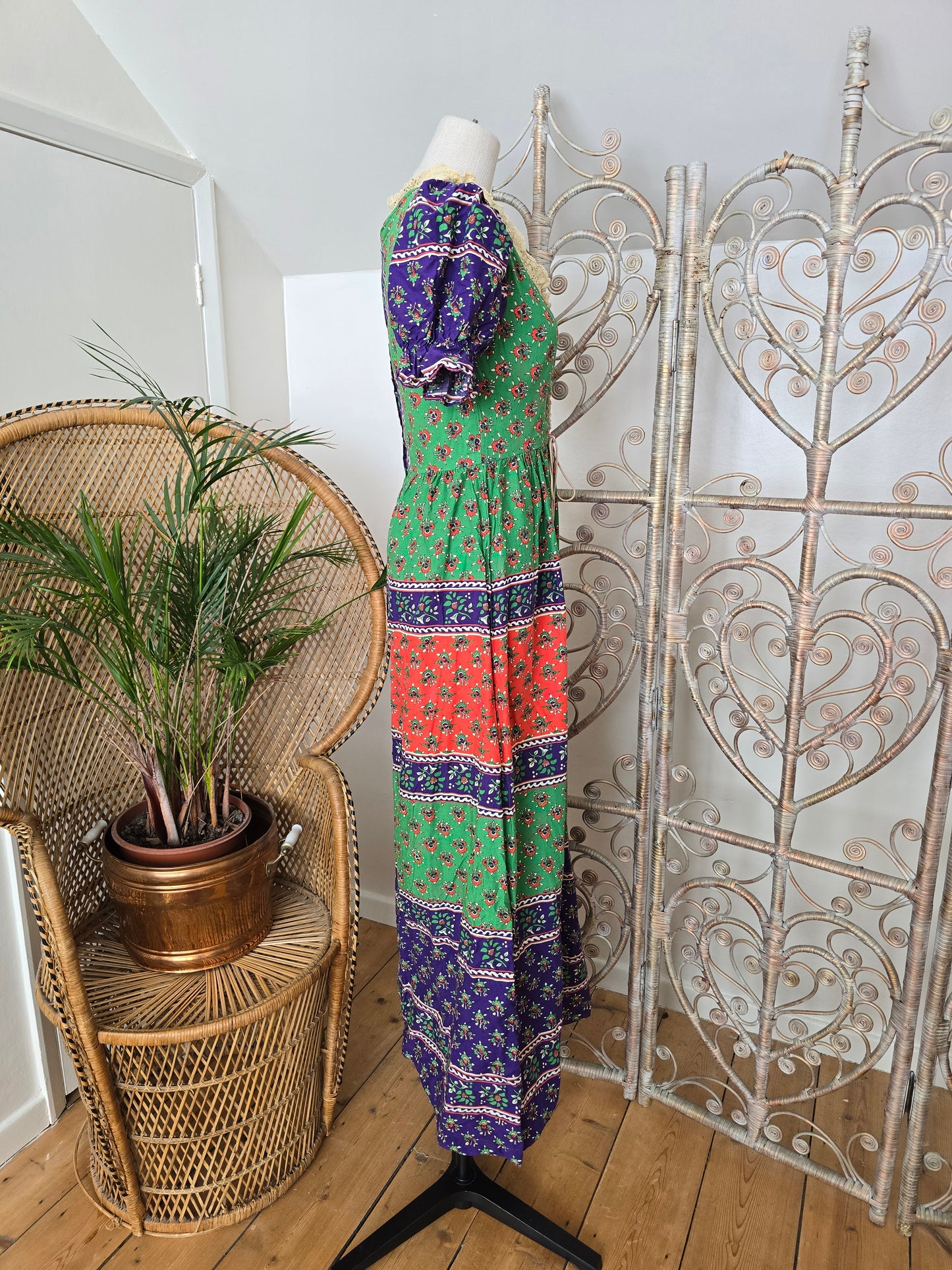 Vintage 70s Samuel Sherman maxi dress