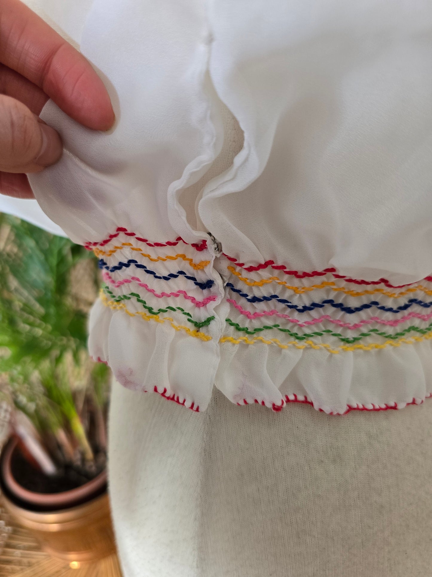 Vintage embroidered blouse