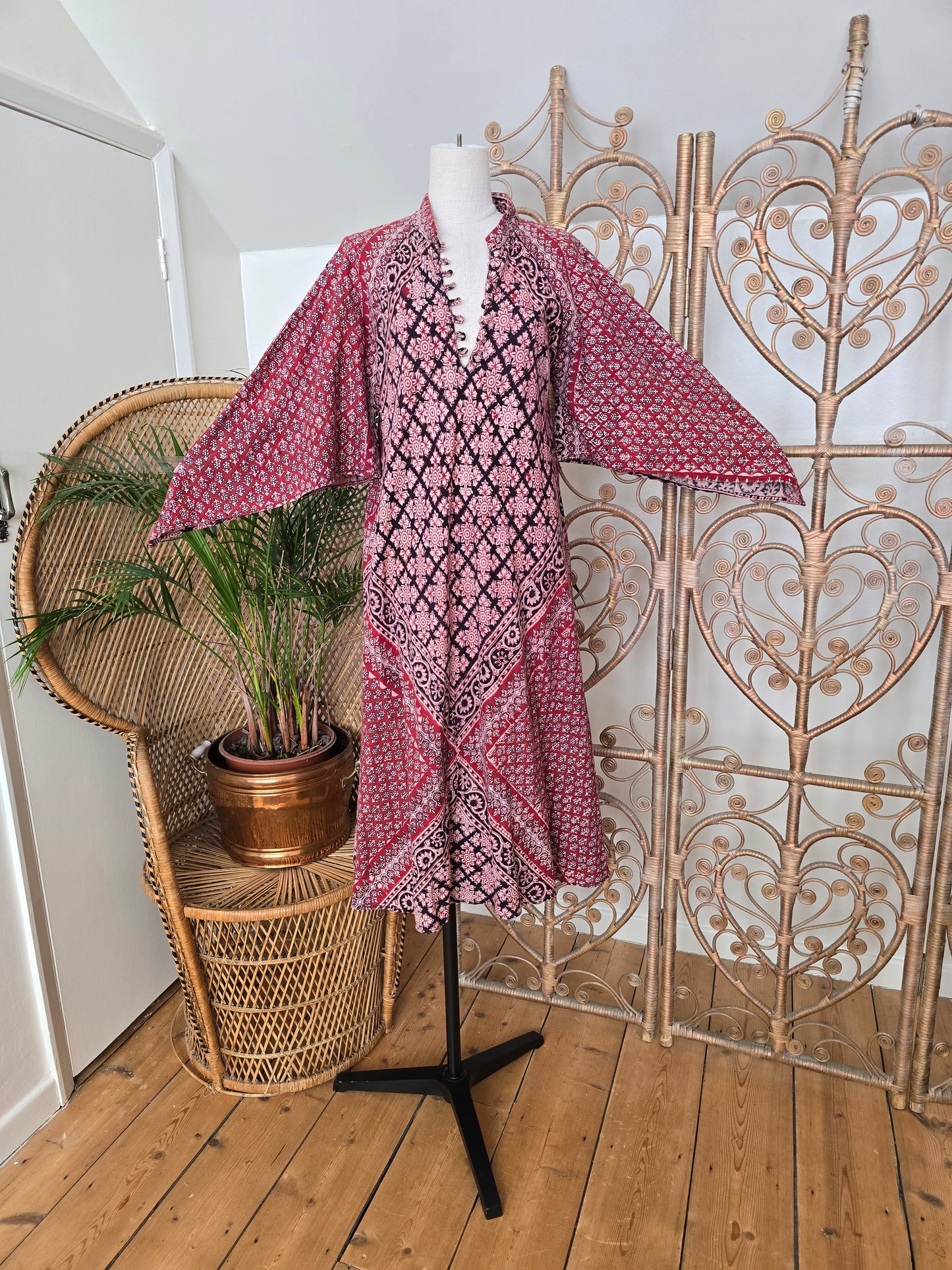 Vintage indian 70s dress