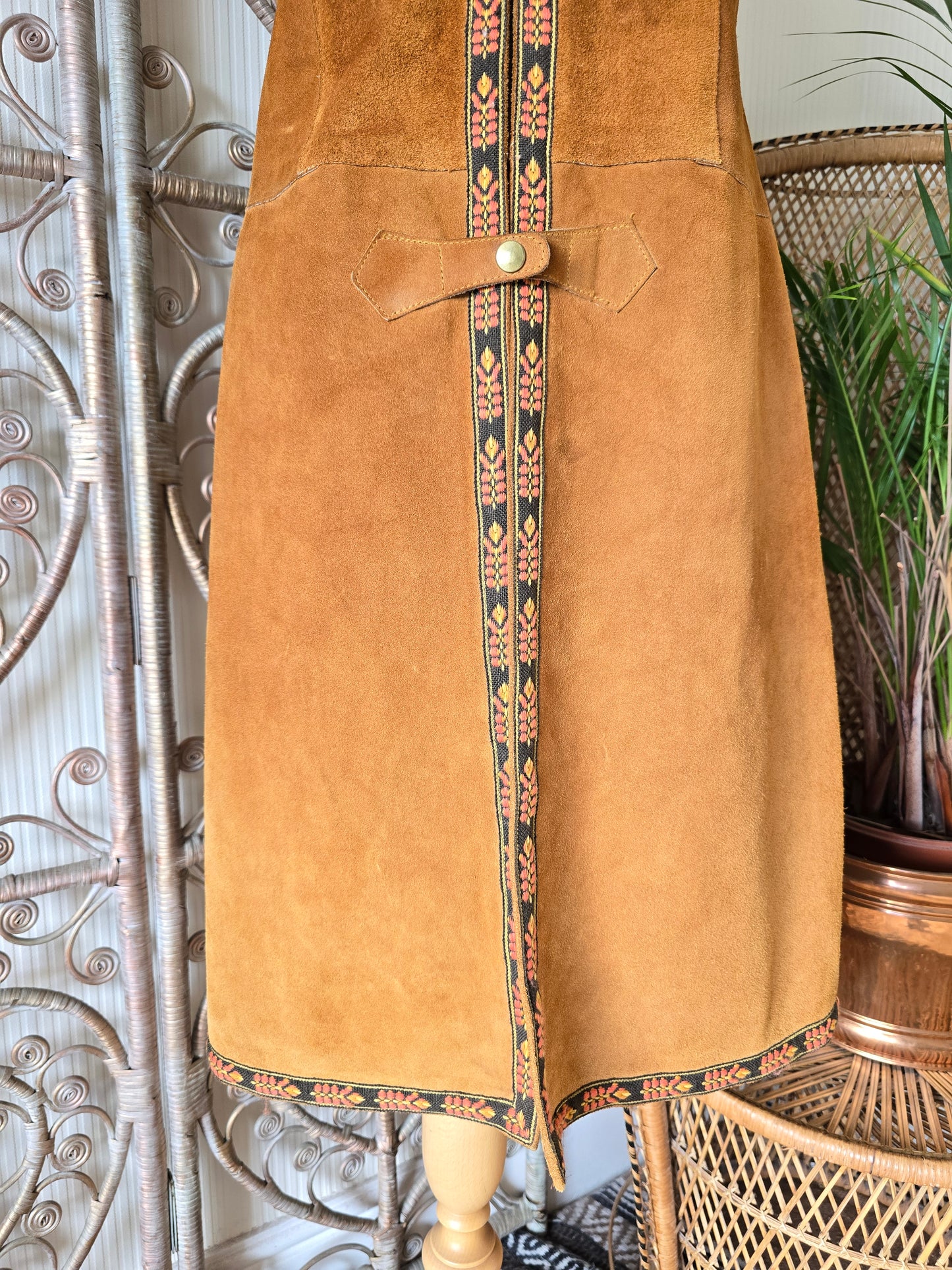 Vintage suede waistcoat