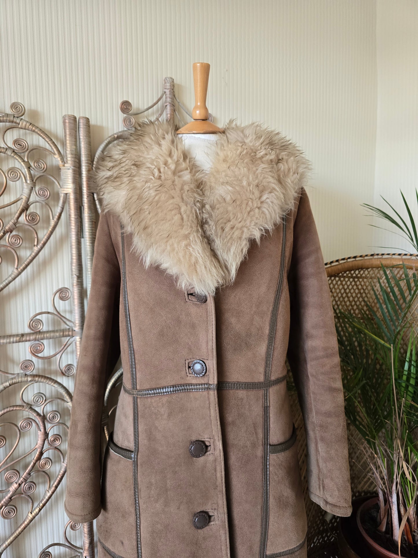 Vintage sheepskin coat