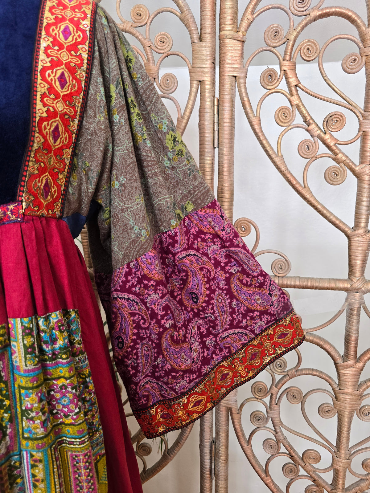 Vintage patchwork dress