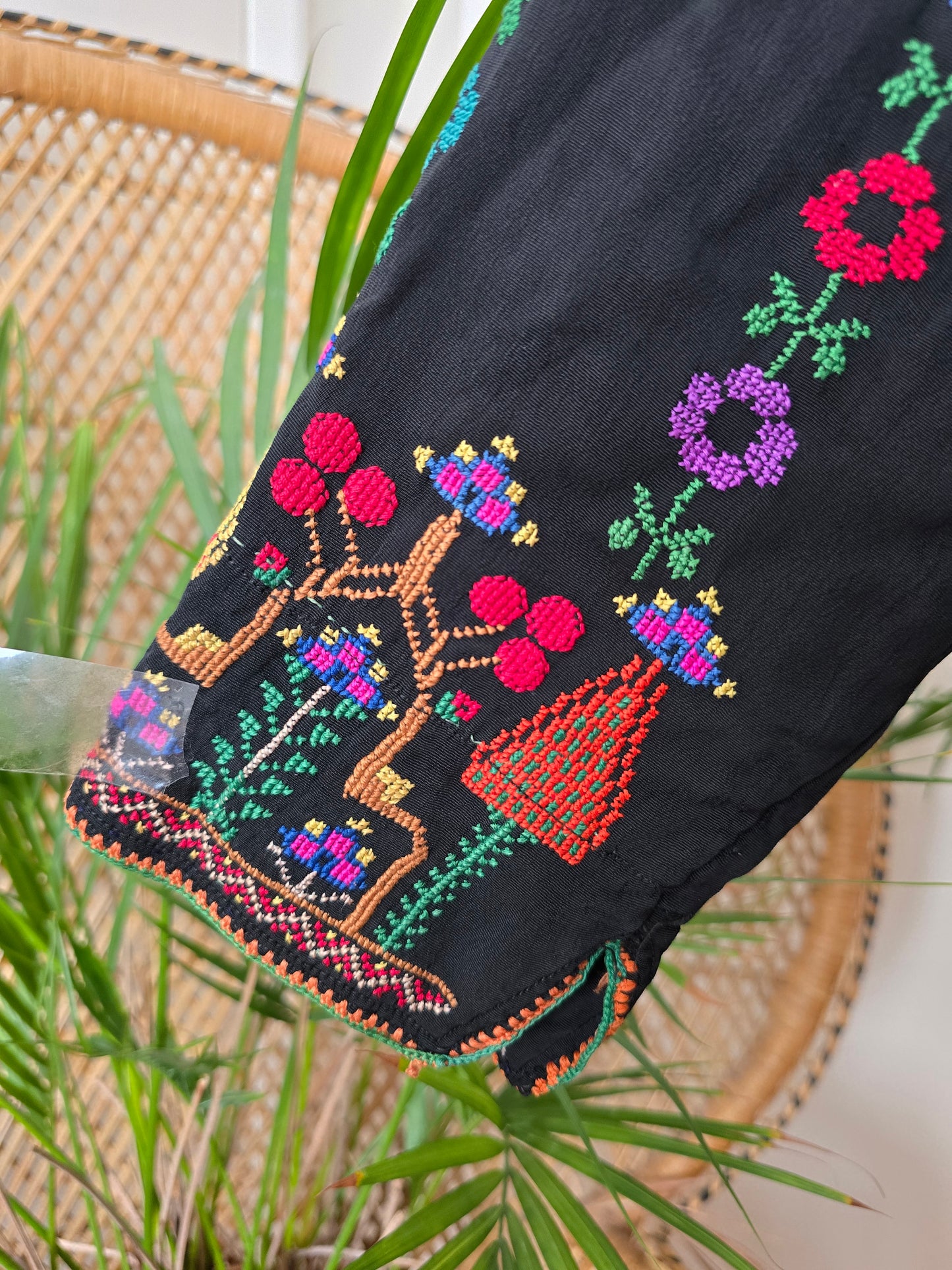 Vintage Syrian embroidered dress