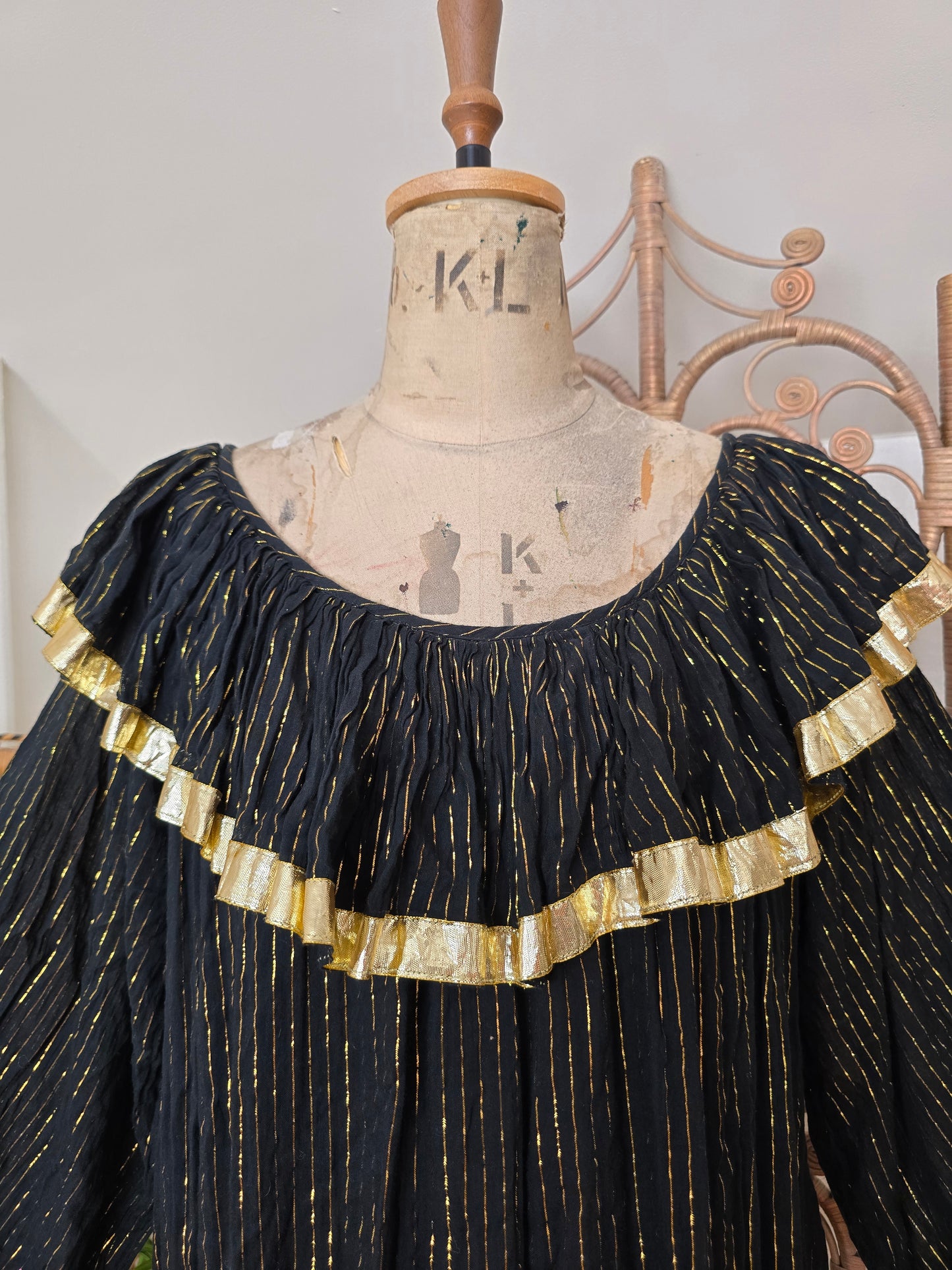Vintage collar smock dress