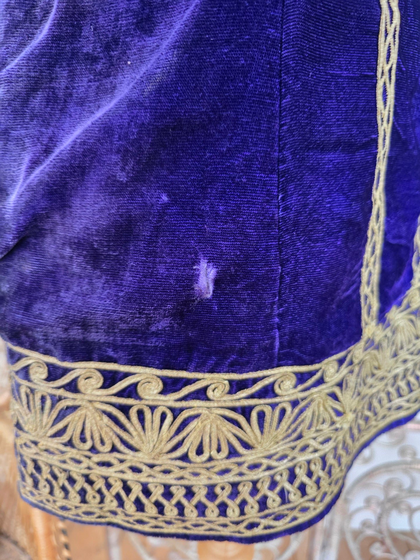 Vintage Antique velvet waistcoat