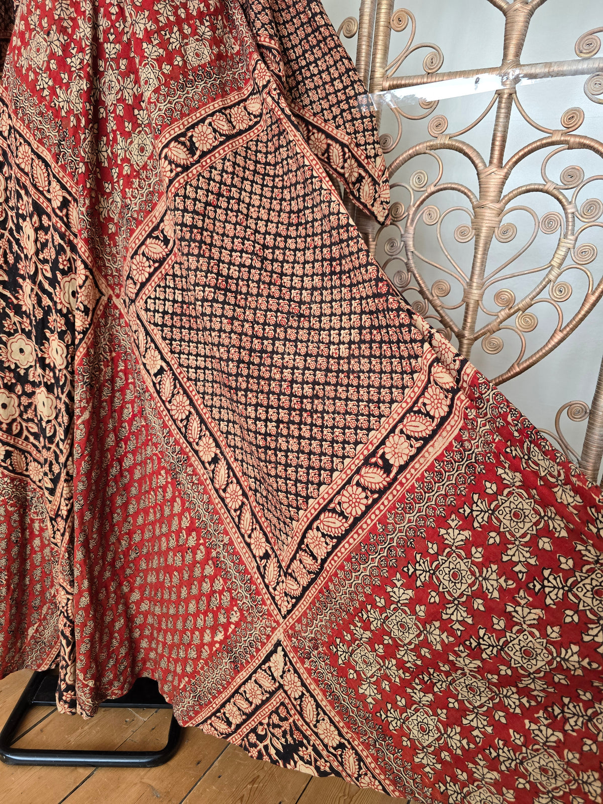 Vintage India Imports of Rhode Island 70s maxi dress