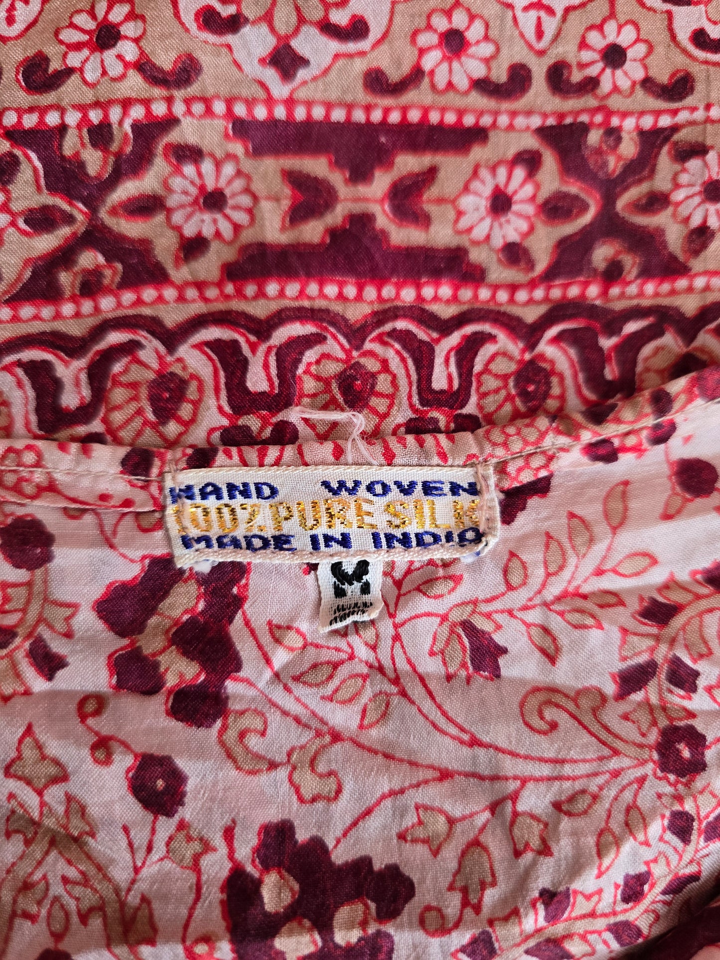 Vintage silk Indian blouse