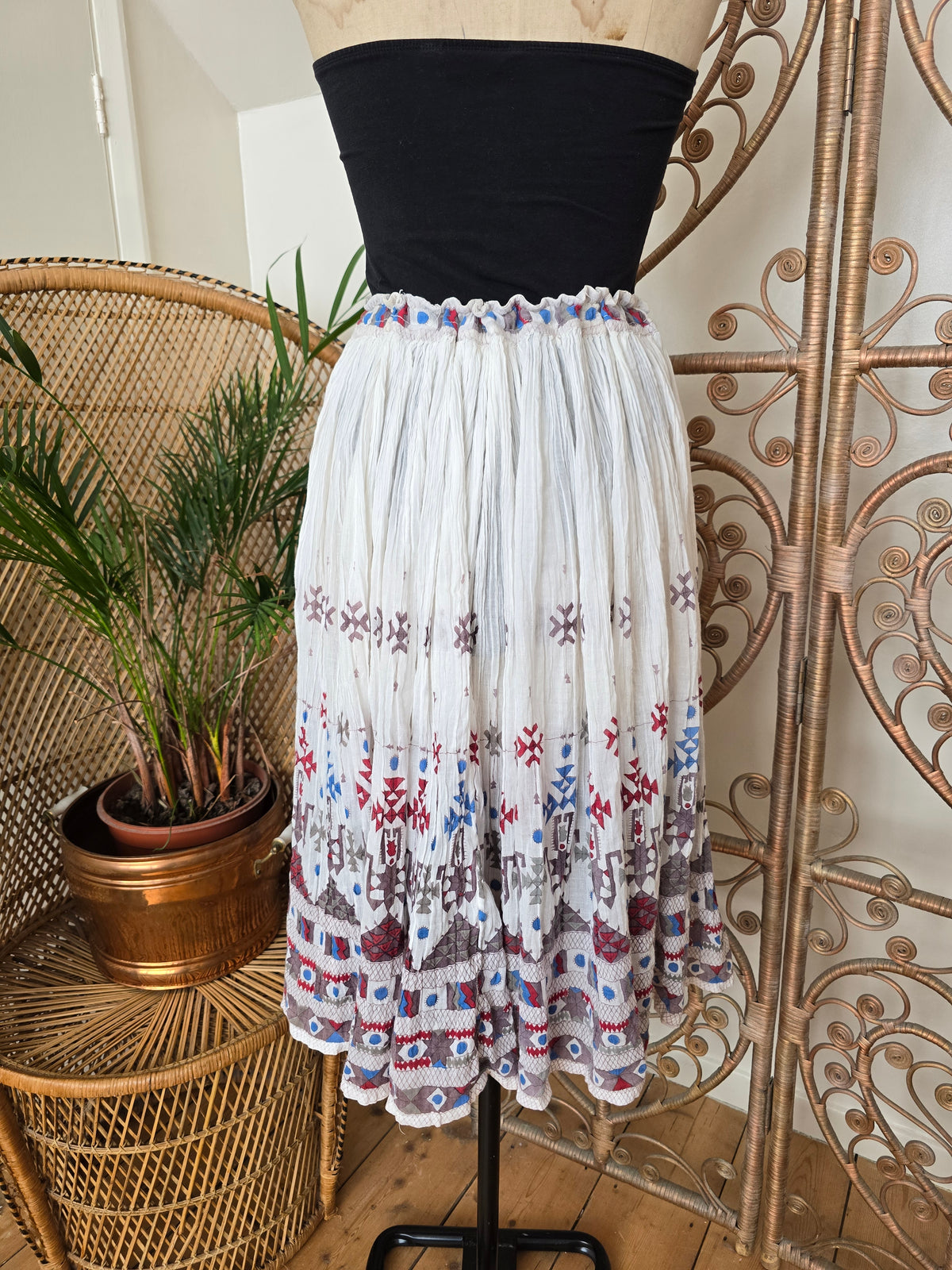 Vintage Mayur Indian skirt