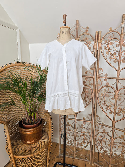 Vintage Antique cotton tunic