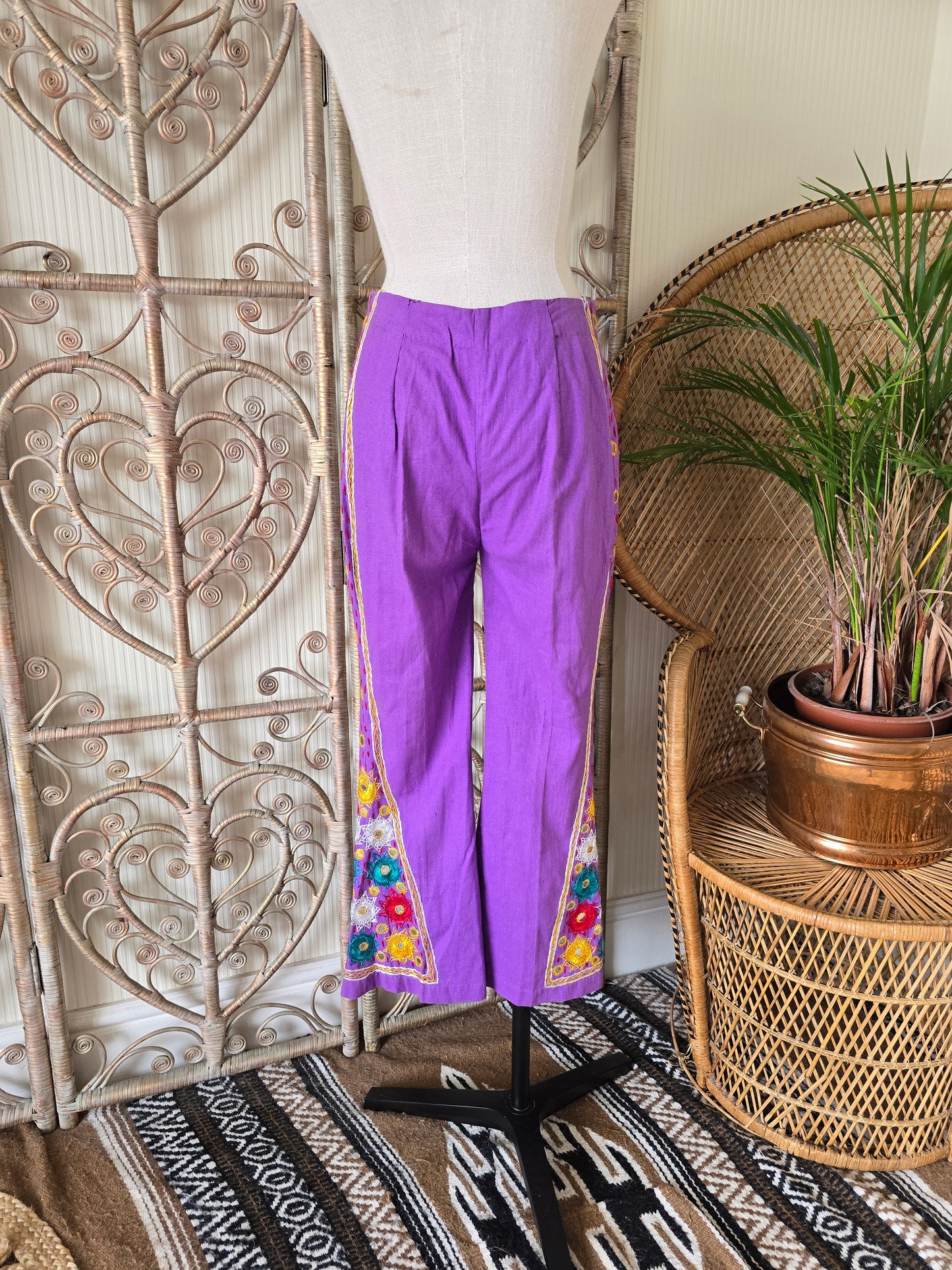 Vintage flares 60s 70s trousers
