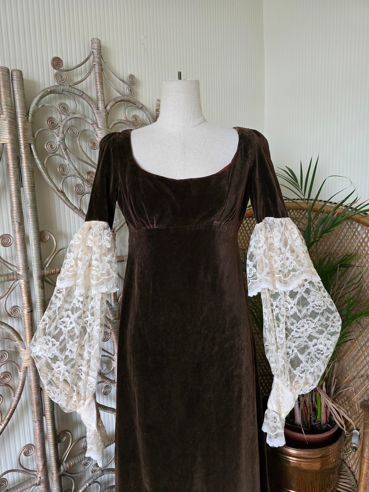 Vintage Quad velvet dress