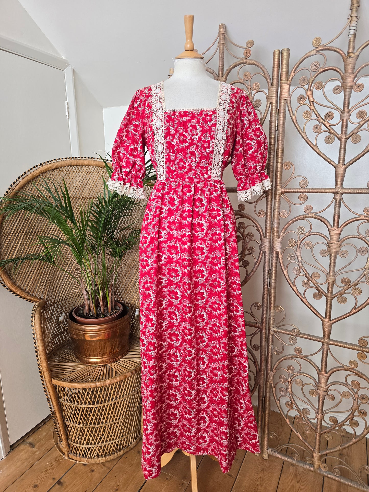 Vintage 70s maxi dress