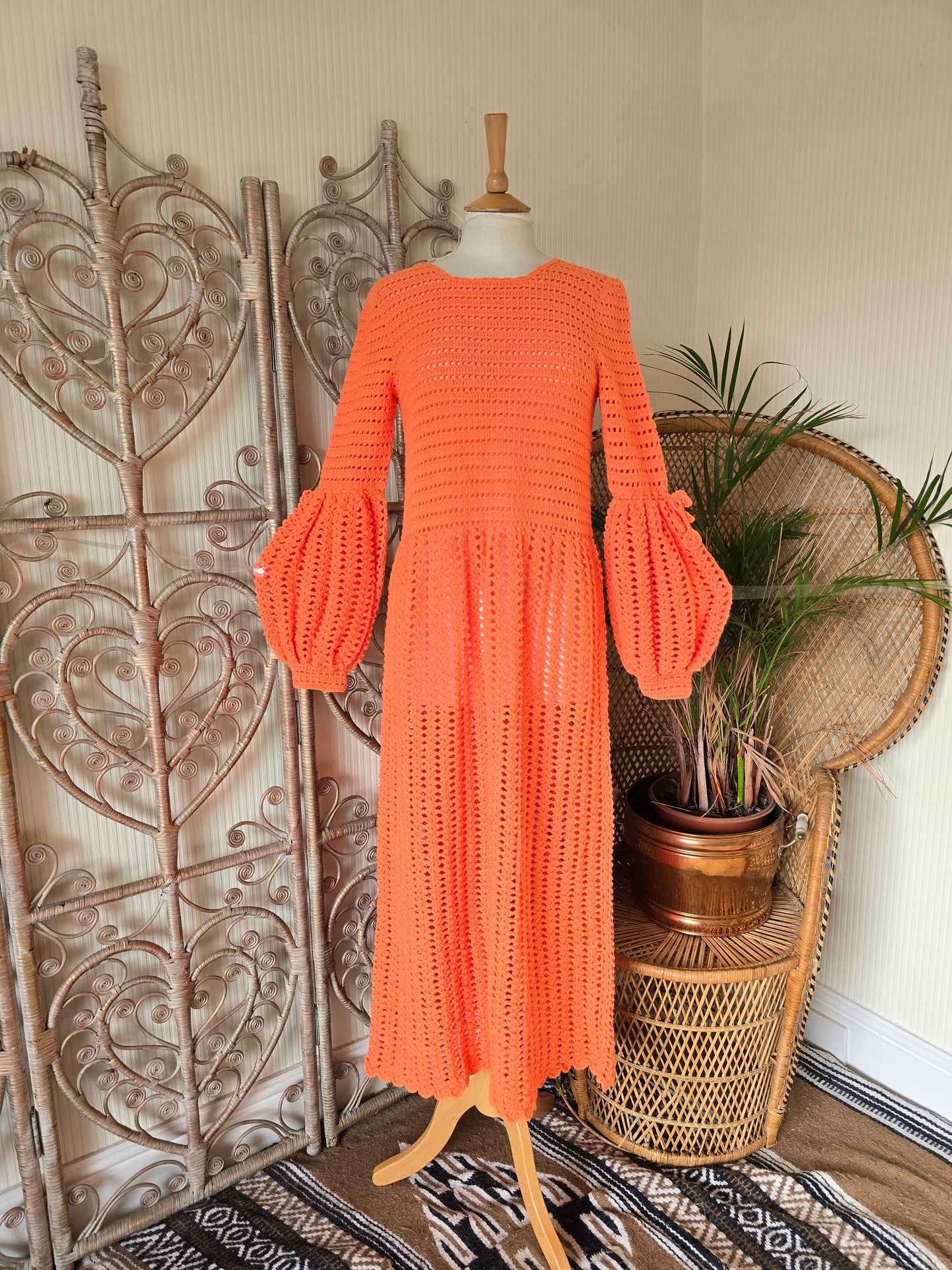 Vintage crochet dress