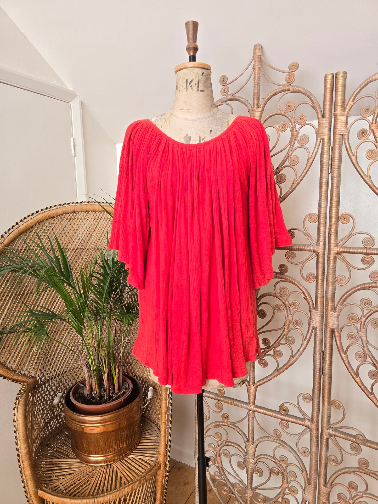 Vintage cheesecloth tunic