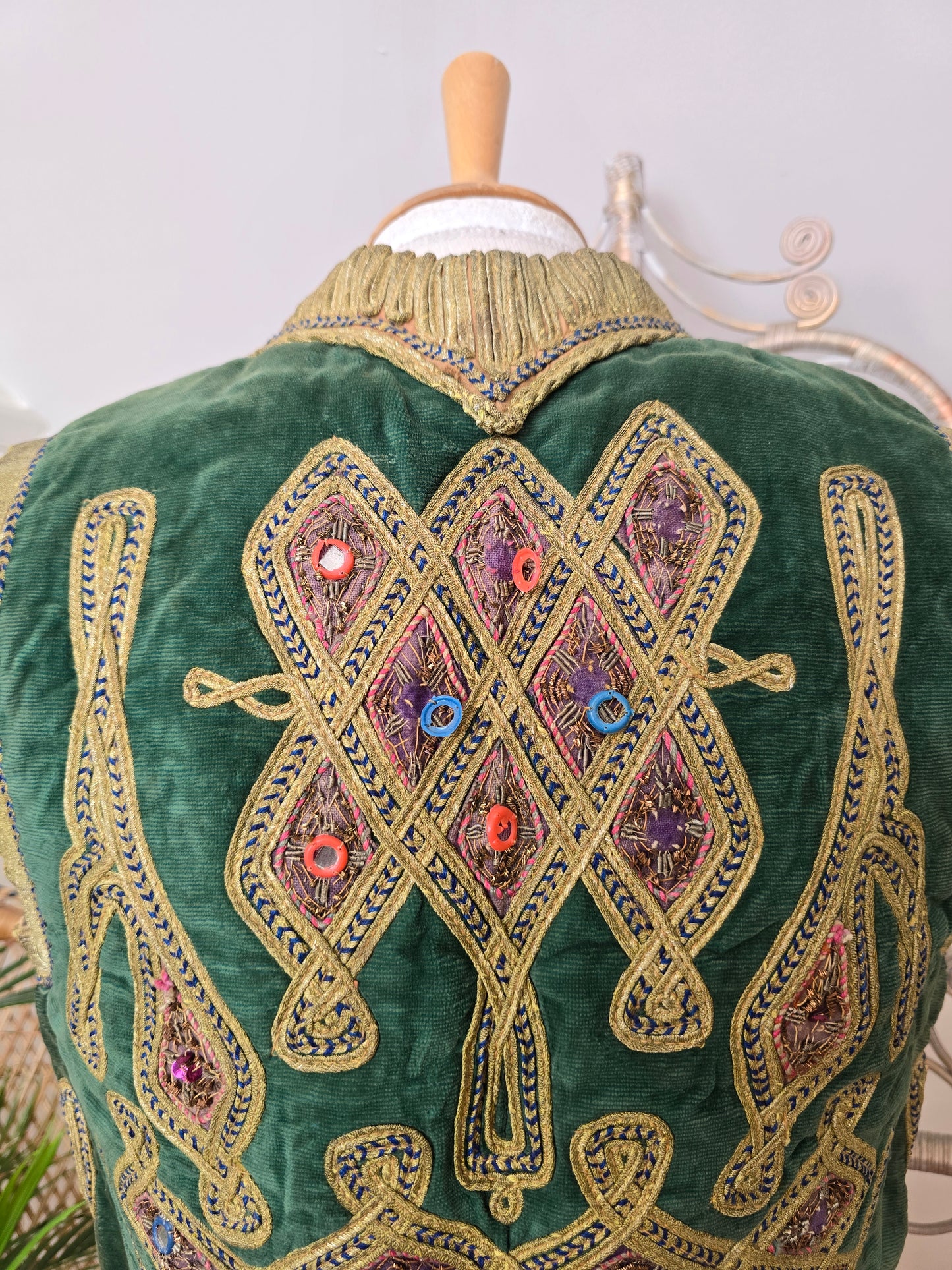 Vintage Antique Turkish velvet waistcoat