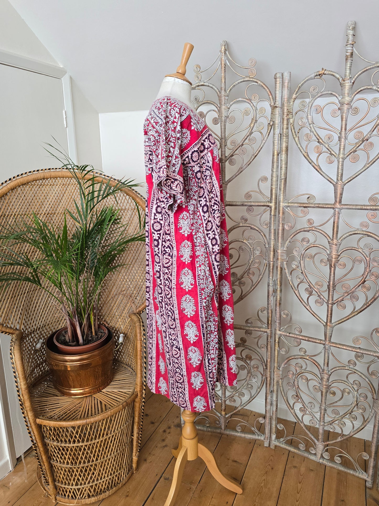 Vintage indian 70s dress