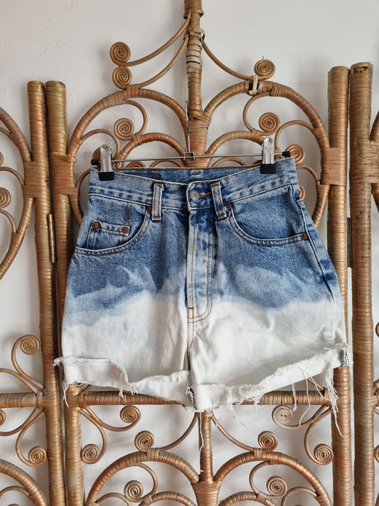 Vintage dip dye shorts xs