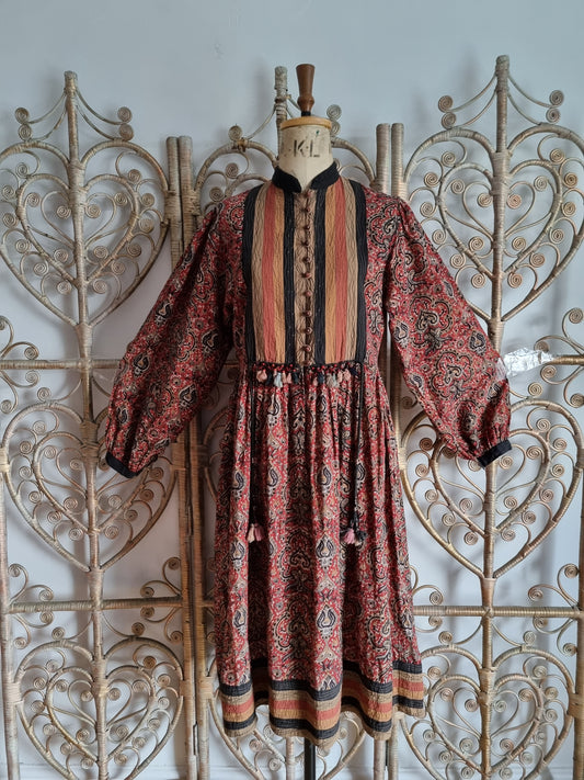 Vintage Phool Indian dress S M