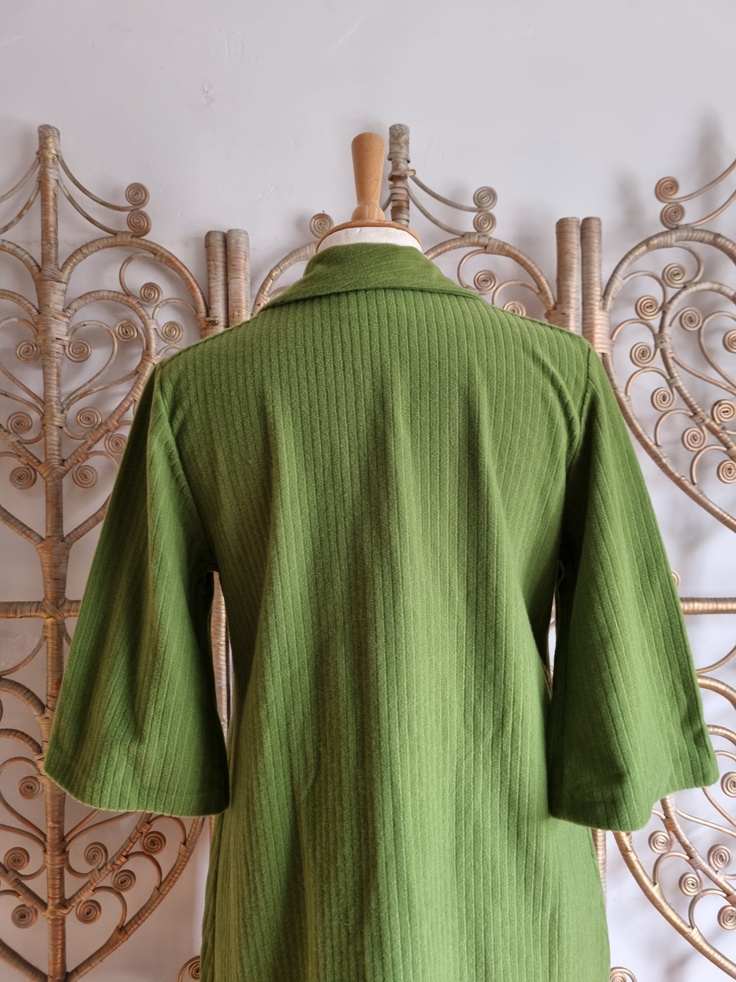 Vintage 60s velour cord dress M