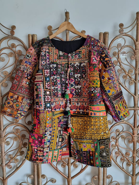 Vintage embroidered ethnic jacket