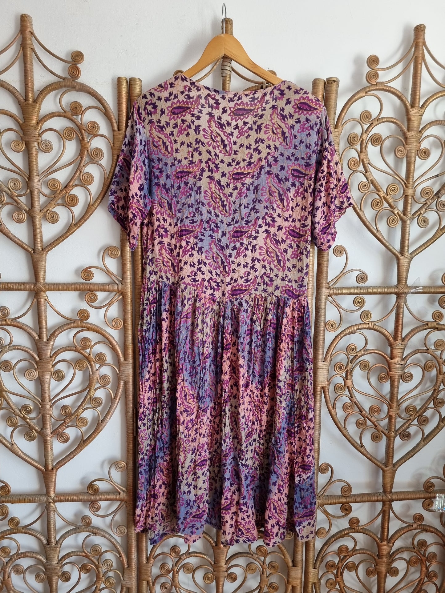 Vintage purple indian dress