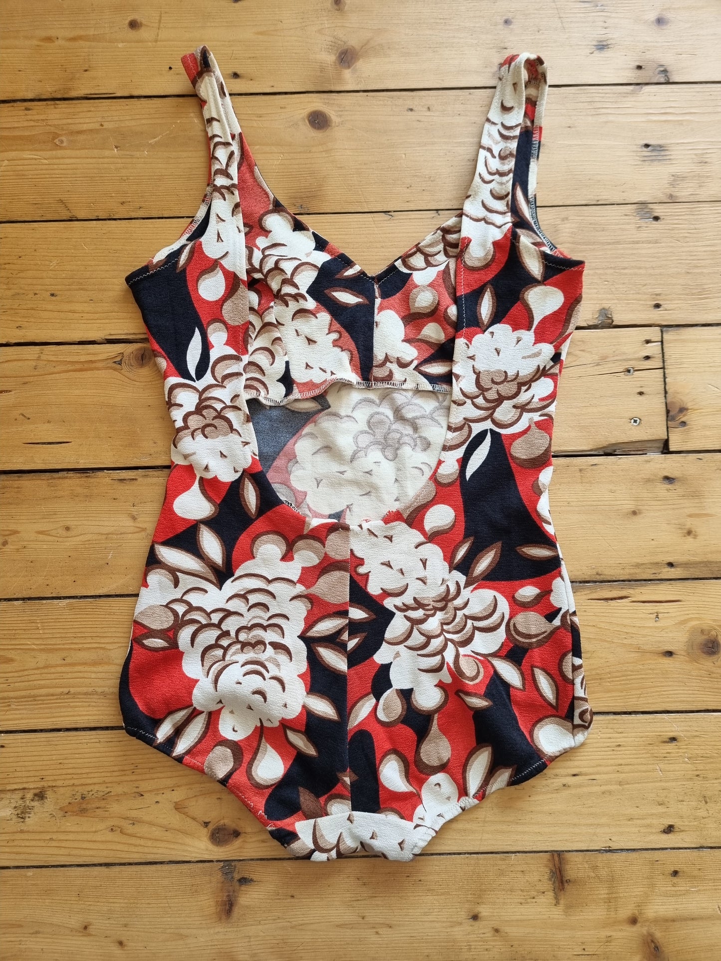 Vintage psychedelic swimsuit S/M