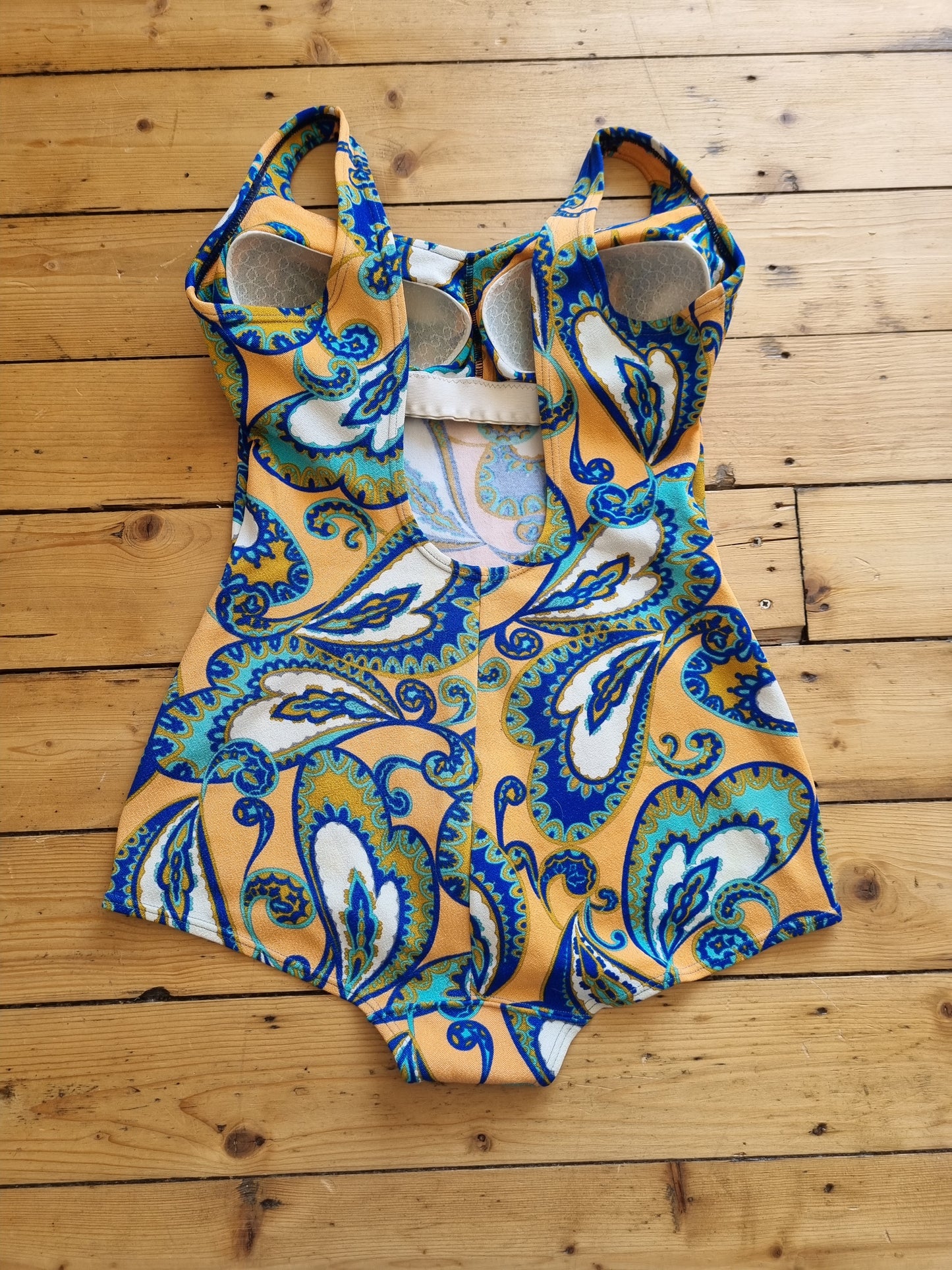 Vintage psychedelic swimsuit L