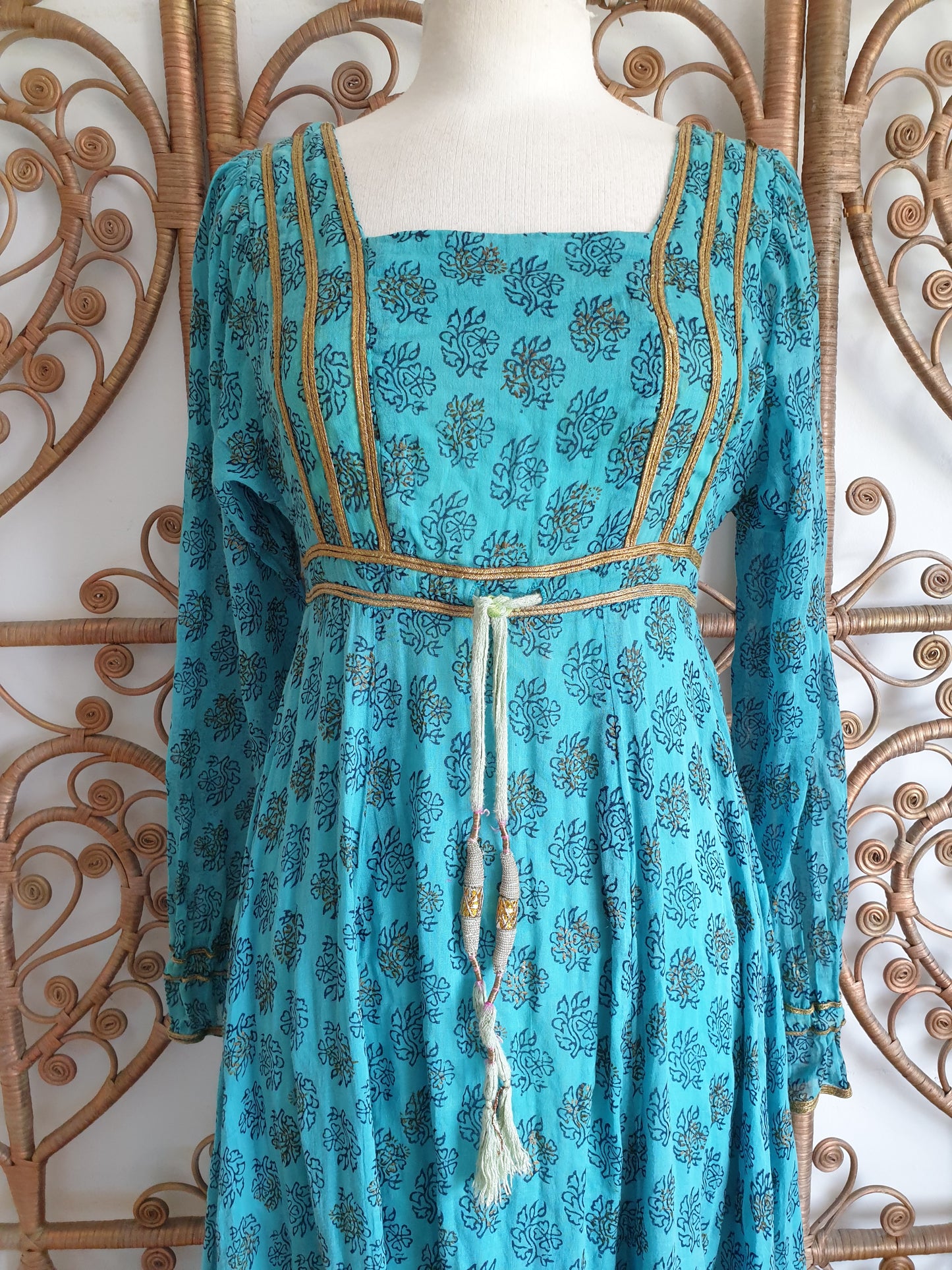 Vintage Indian Earlybird maxi dress S