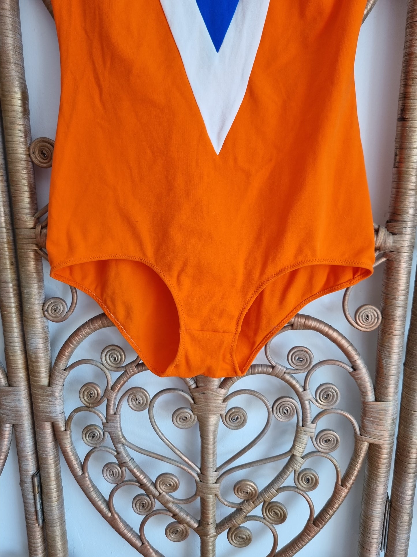 Vintage orange swimsuit S