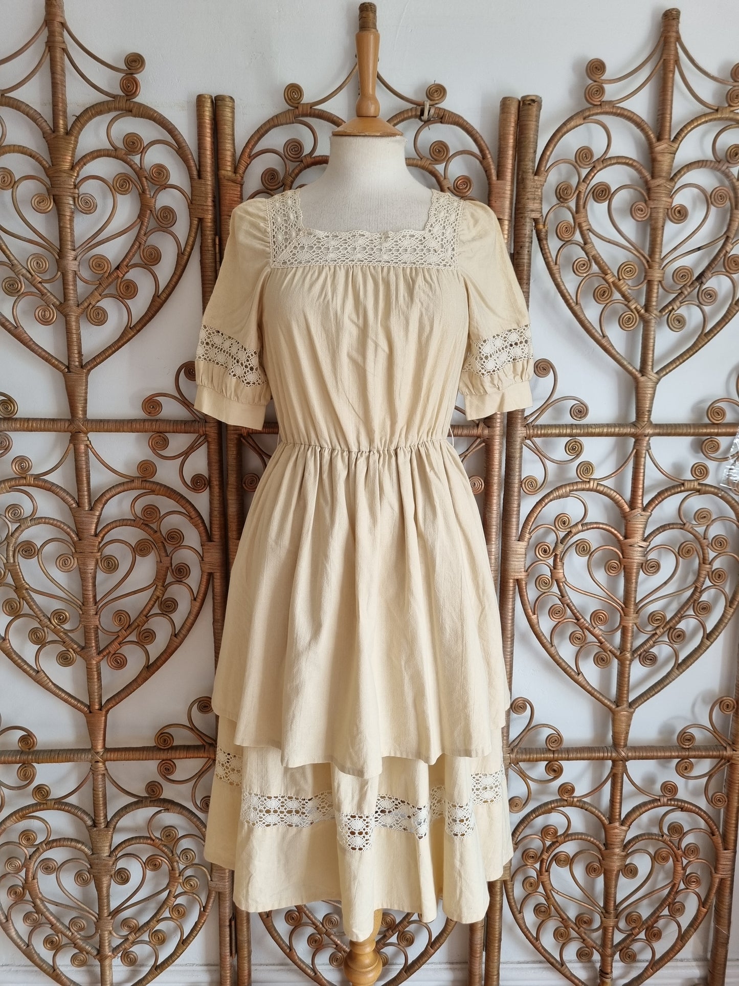Vintage prairie dress S