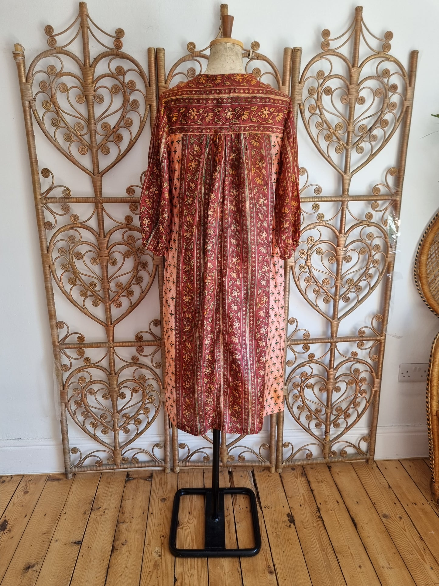 Vintage silk Indian dress