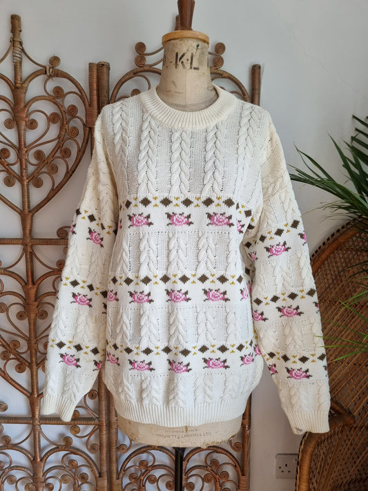 Vintage knitted jumper