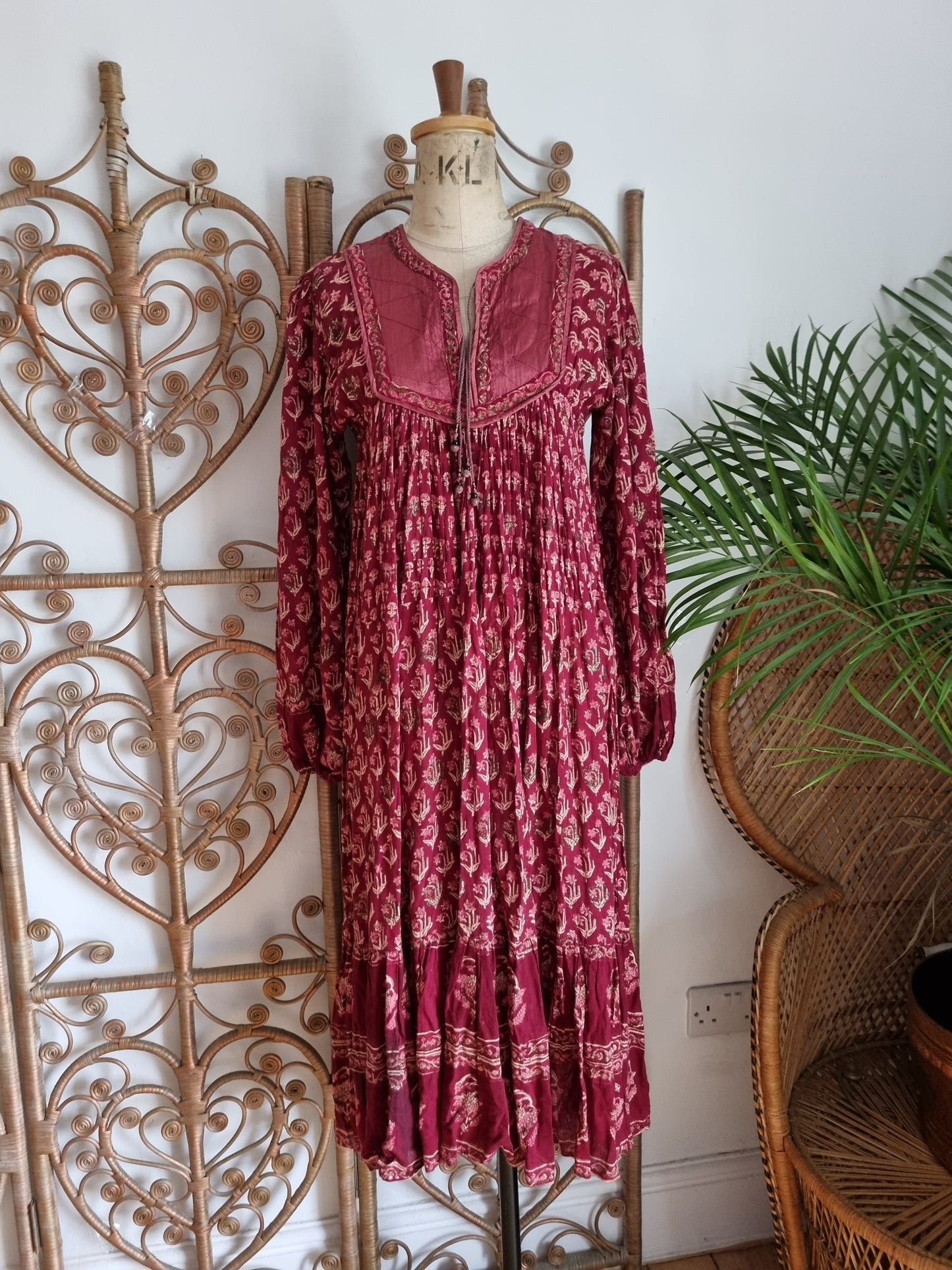 Vintage Indian cotton dress