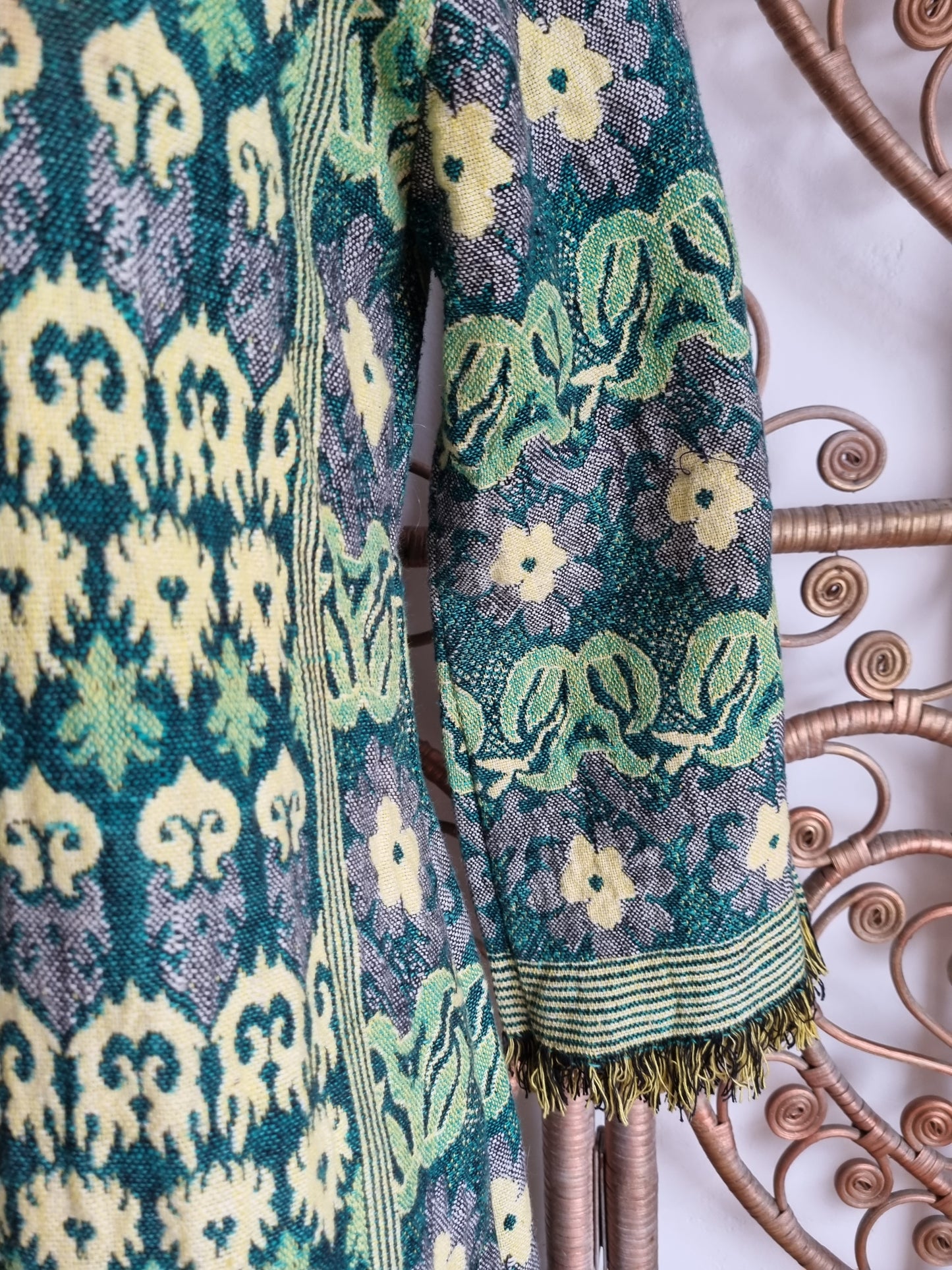 Vintage Tapestry cotton Indian jacket