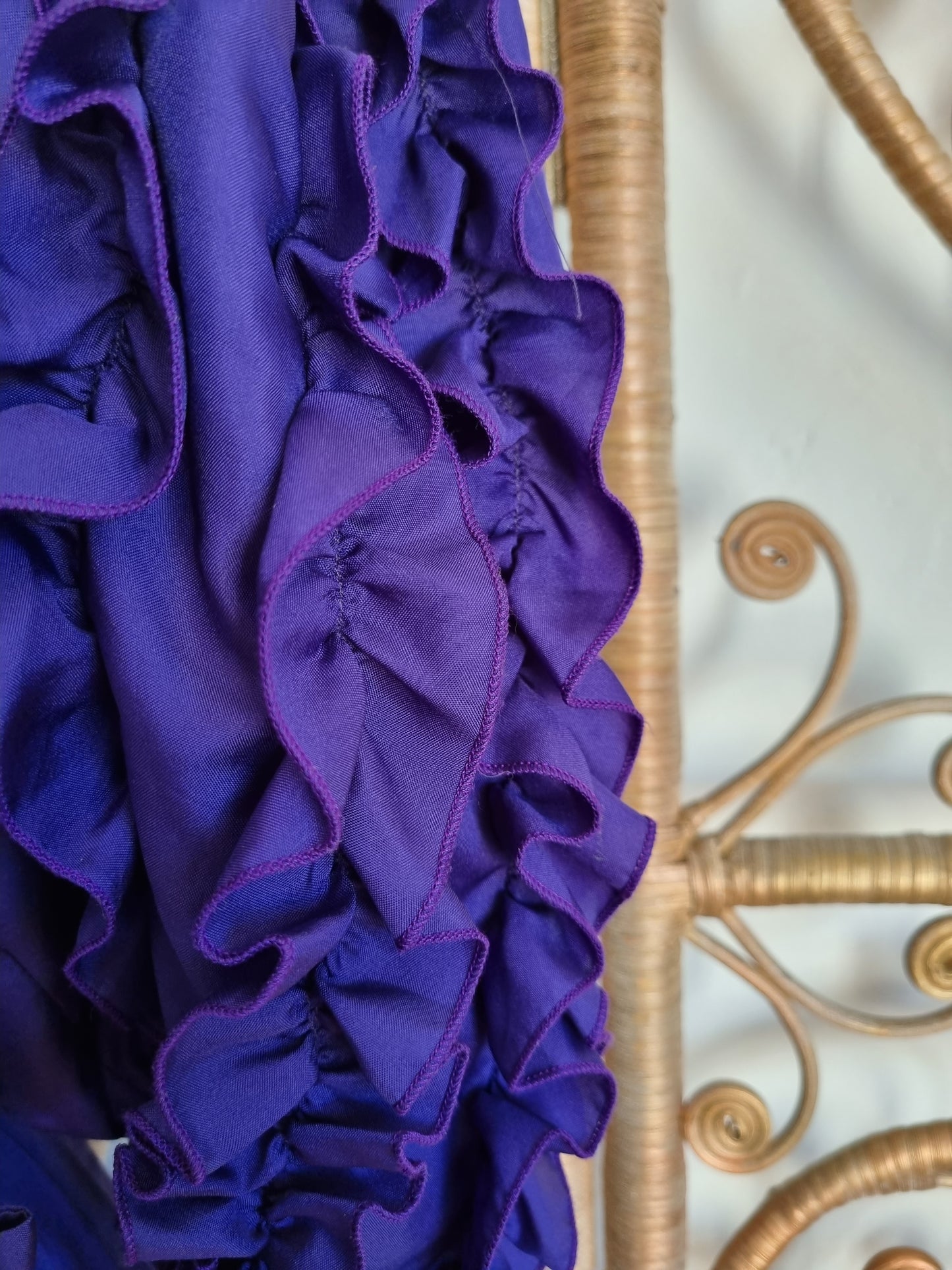 Vintage purple prairie dress