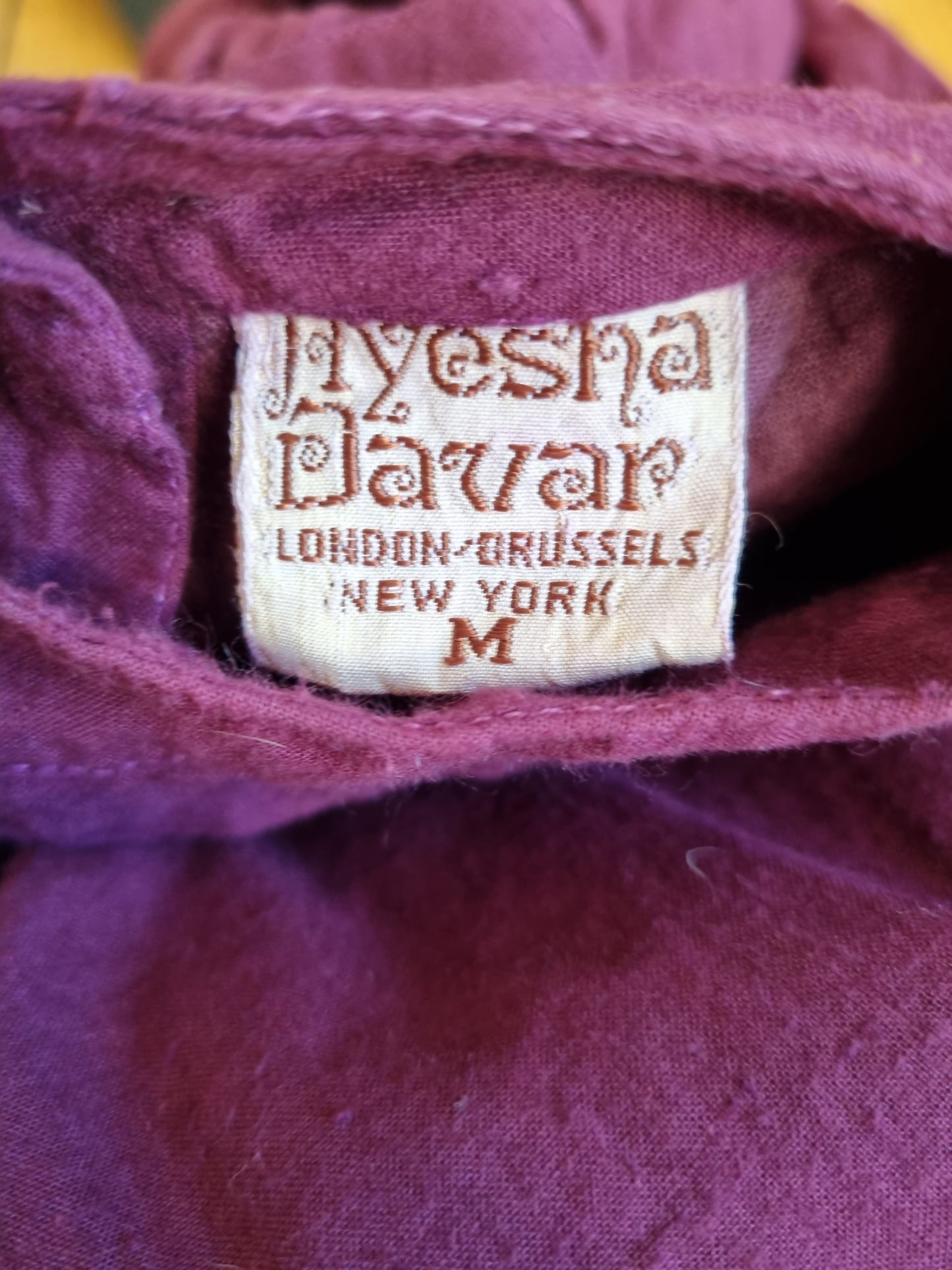 Vintage Ayesha Davar cotton dress