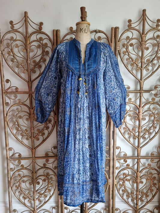 Vintage Interlinks of London Indian cotton dress