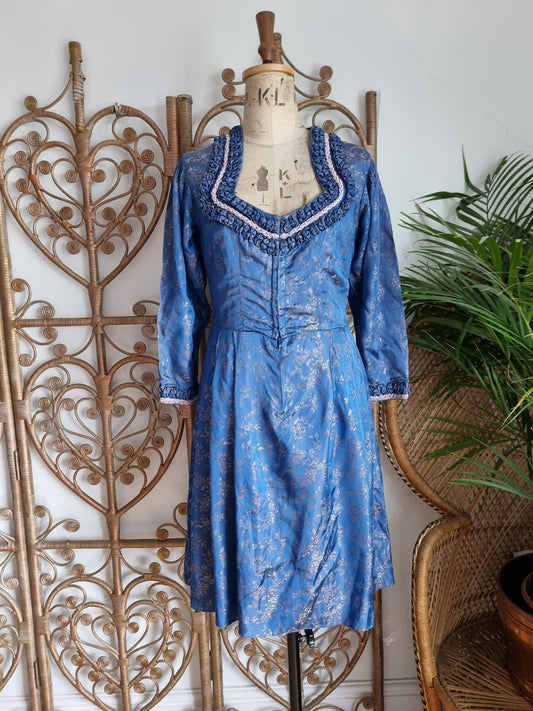 Vintage iridescent 50s 60s dress